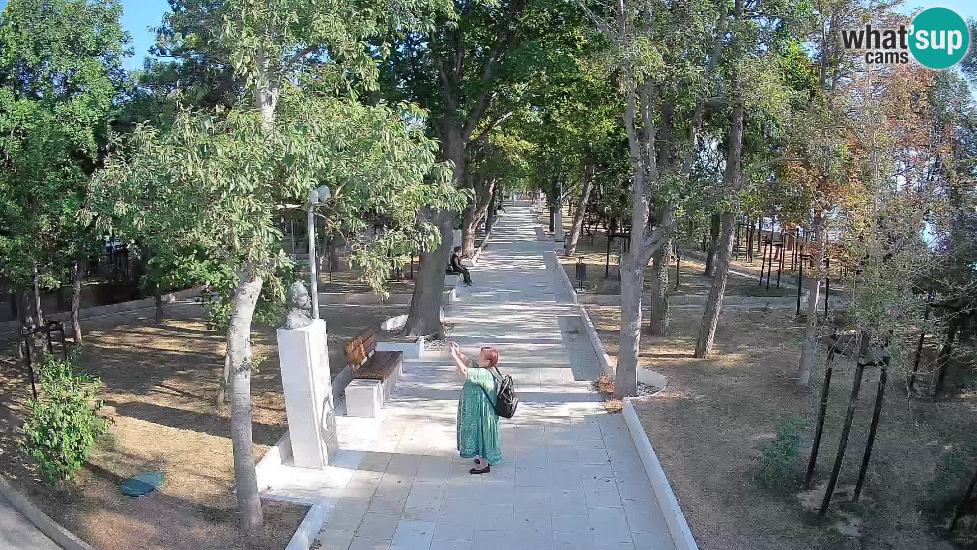Writers’ Park Webcam Senj – Live by the Sea