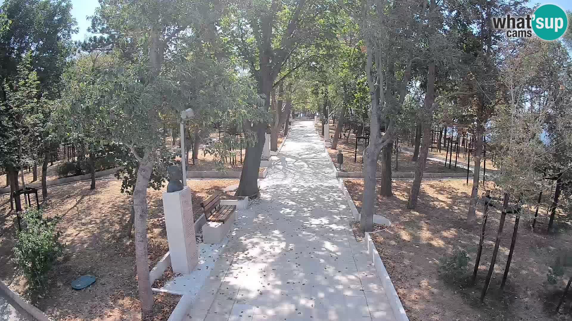Writers’ Park Webcam Senj – Live by the Sea