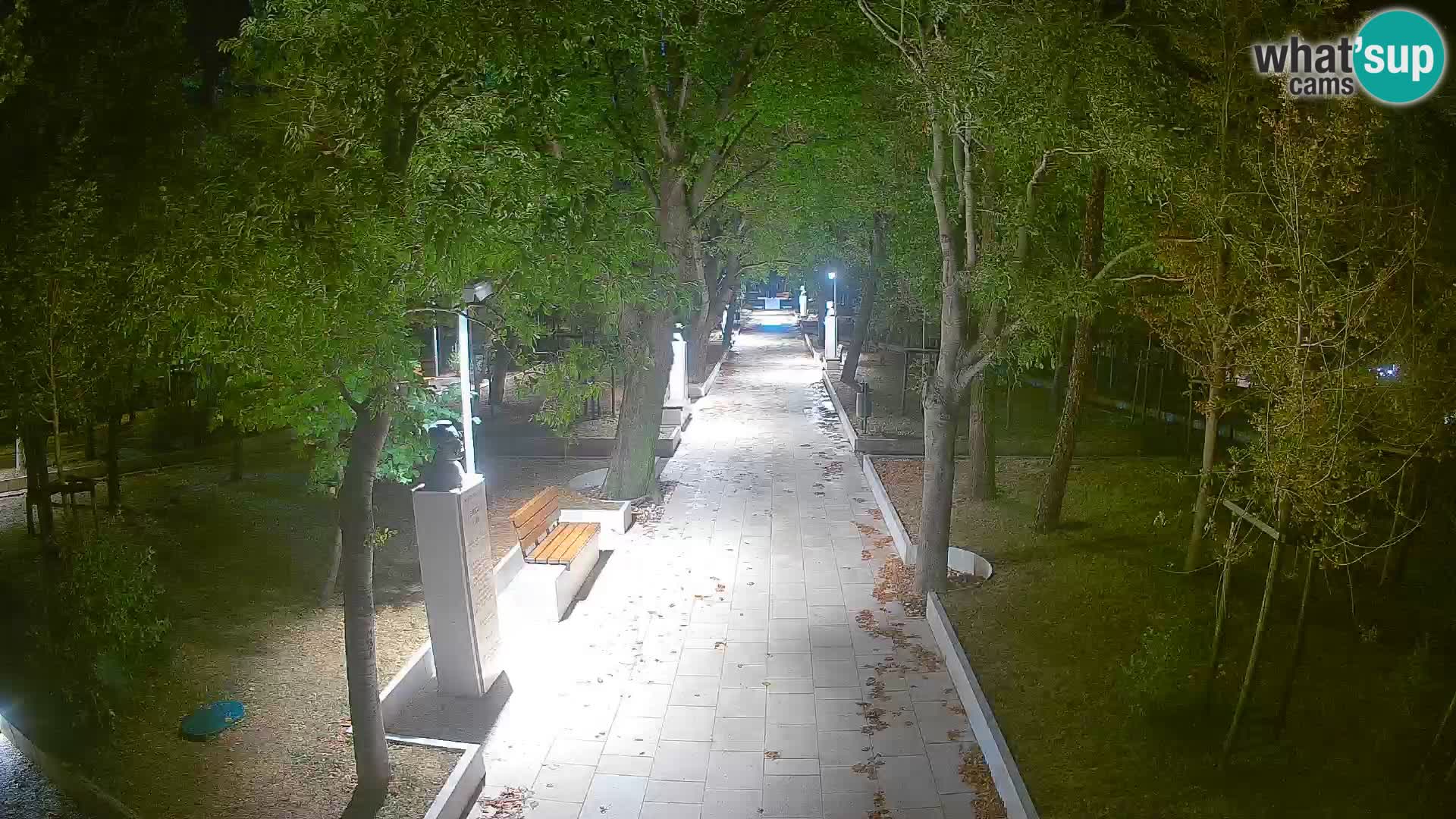 Writers’ Park Webcam Senj – Live by the Sea