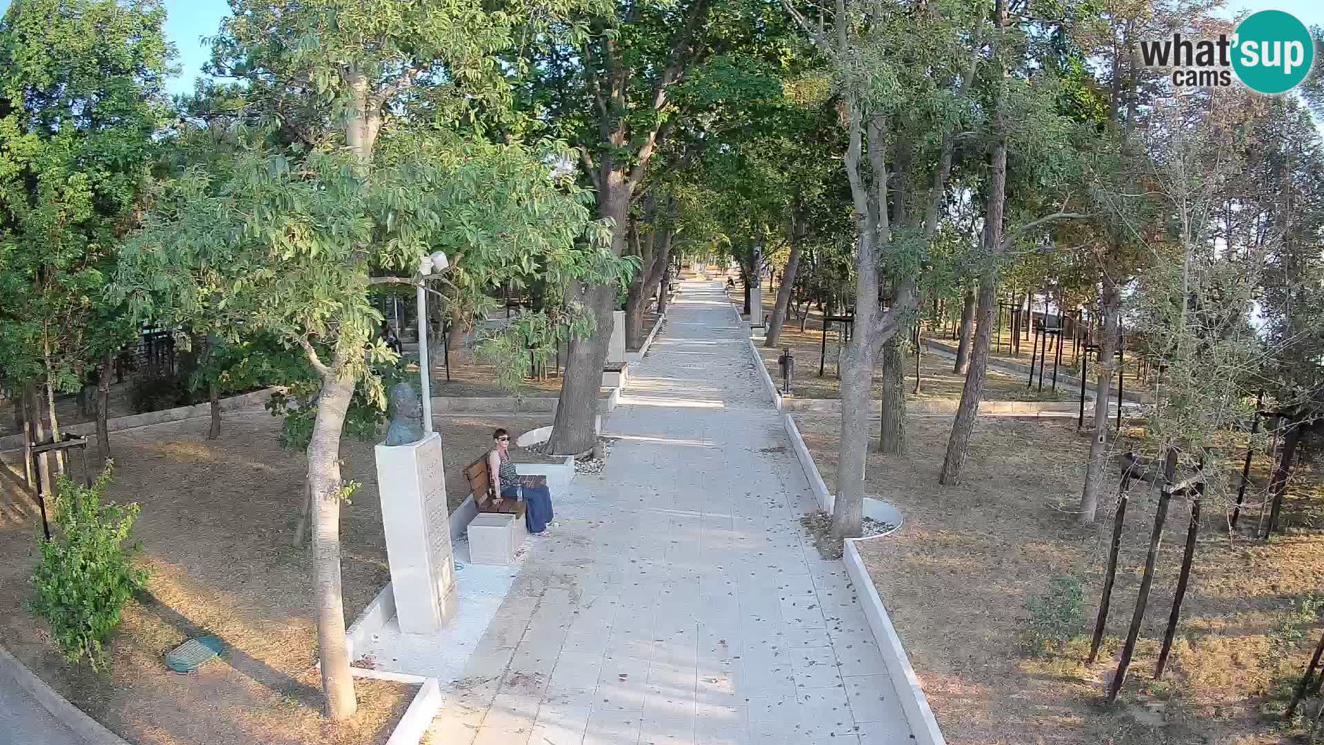 Writers’ Park Webcam Senj – Live by the Sea