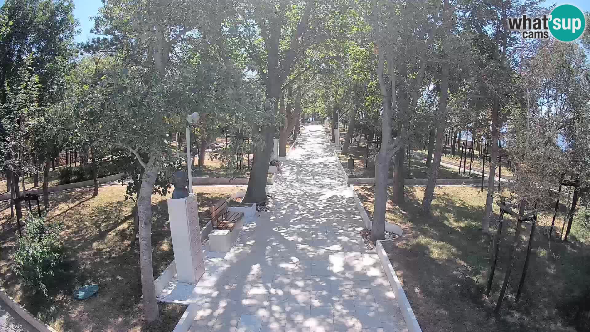 Writers’ Park Webcam Senj – Live by the Sea