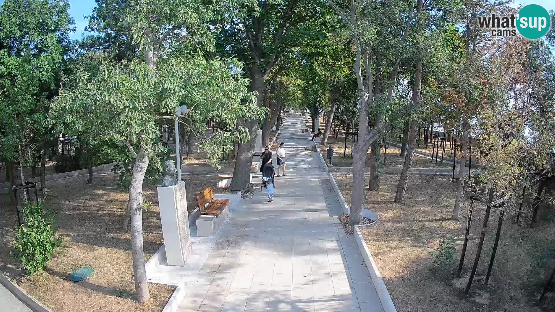 Writers’ Park Webcam Senj – Live by the Sea