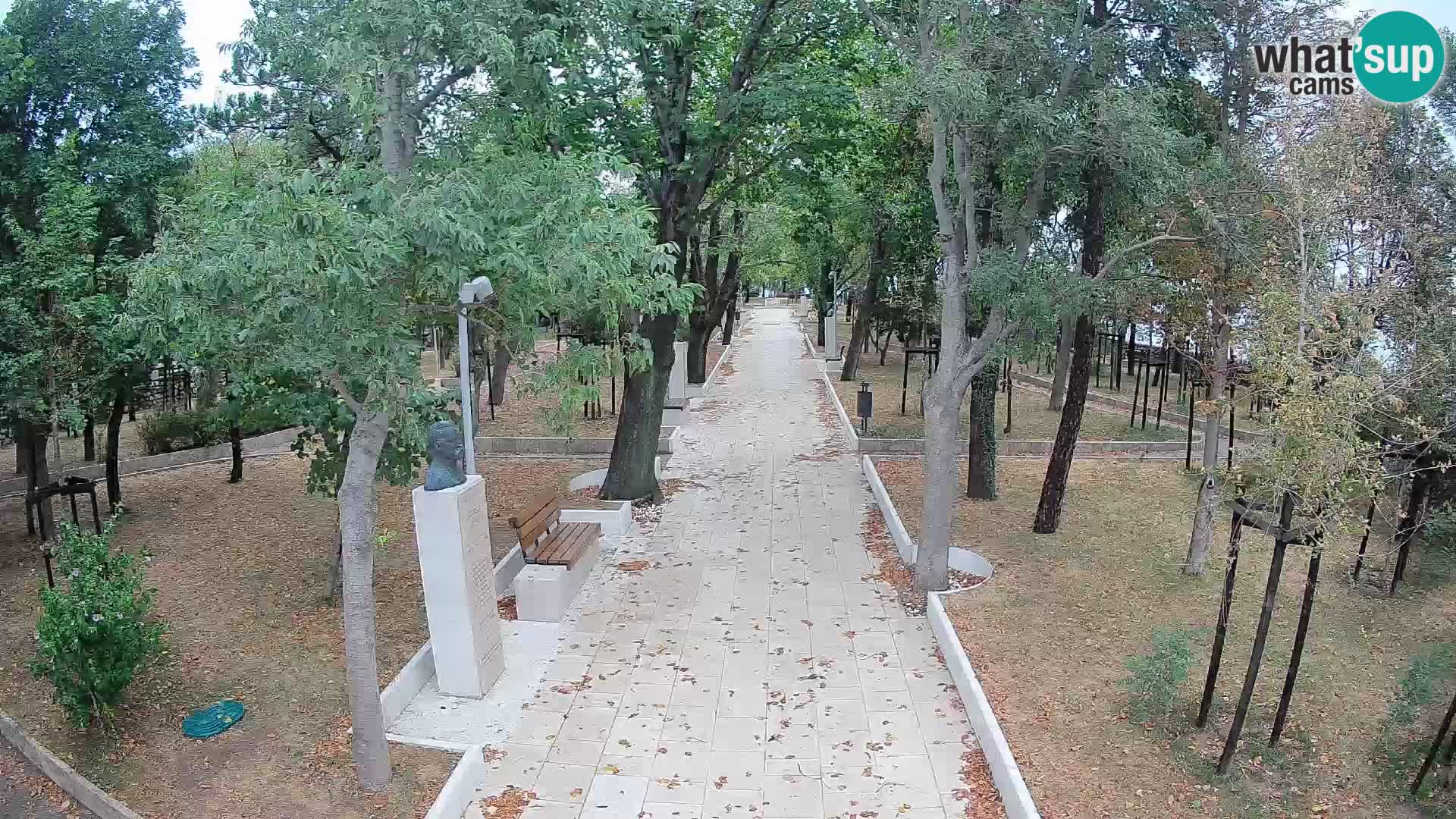 Writers’ Park Webcam Senj – Live by the Sea