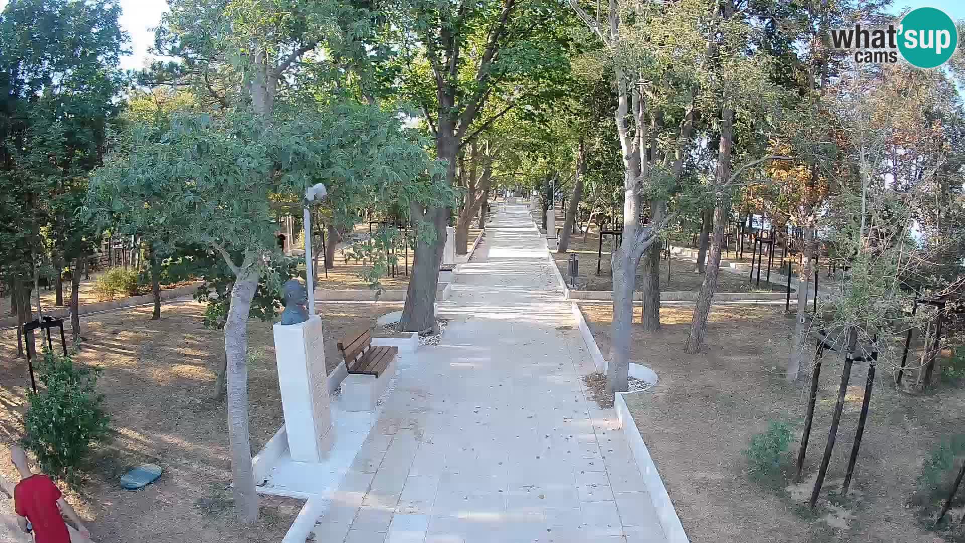 Writers’ Park Webcam Senj – Live by the Sea