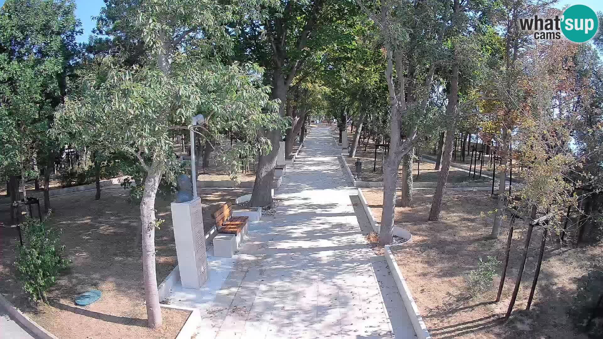 Writers’ Park Webcam Senj – Live by the Sea