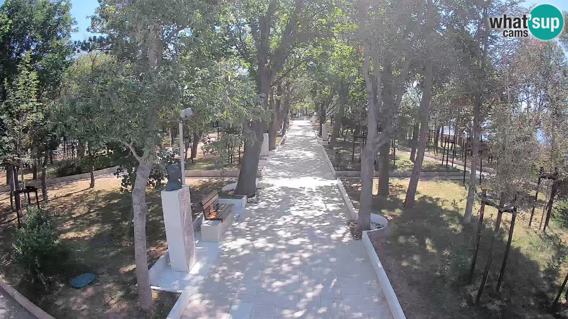 Writers’ Park Webcam Senj – Live by the Sea