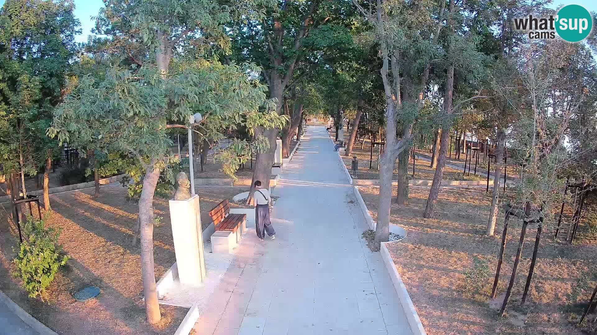 Writers’ Park Webcam Senj – Live by the Sea