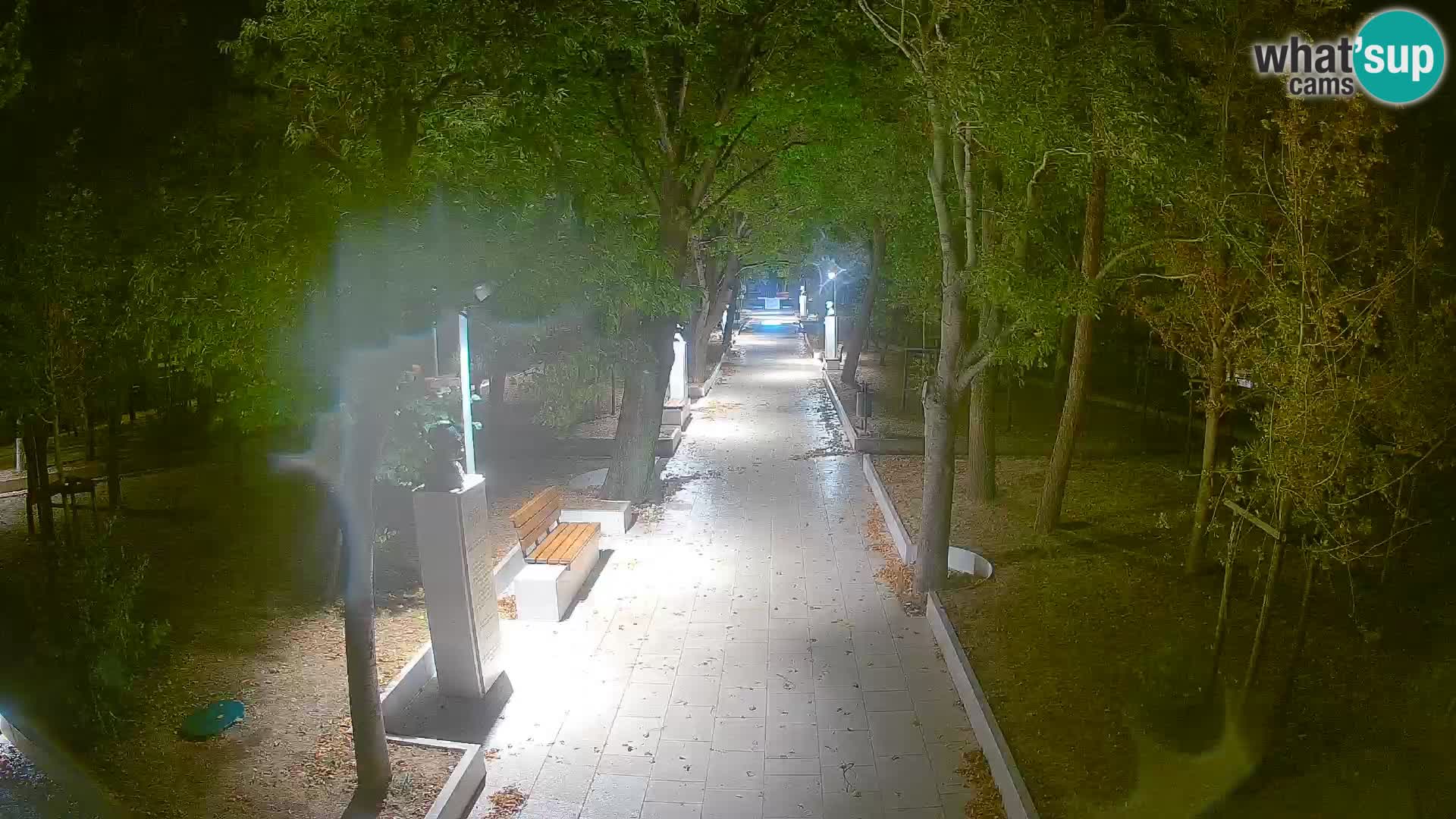 Webcam Schriftstellerpark Senj – Live am Meer