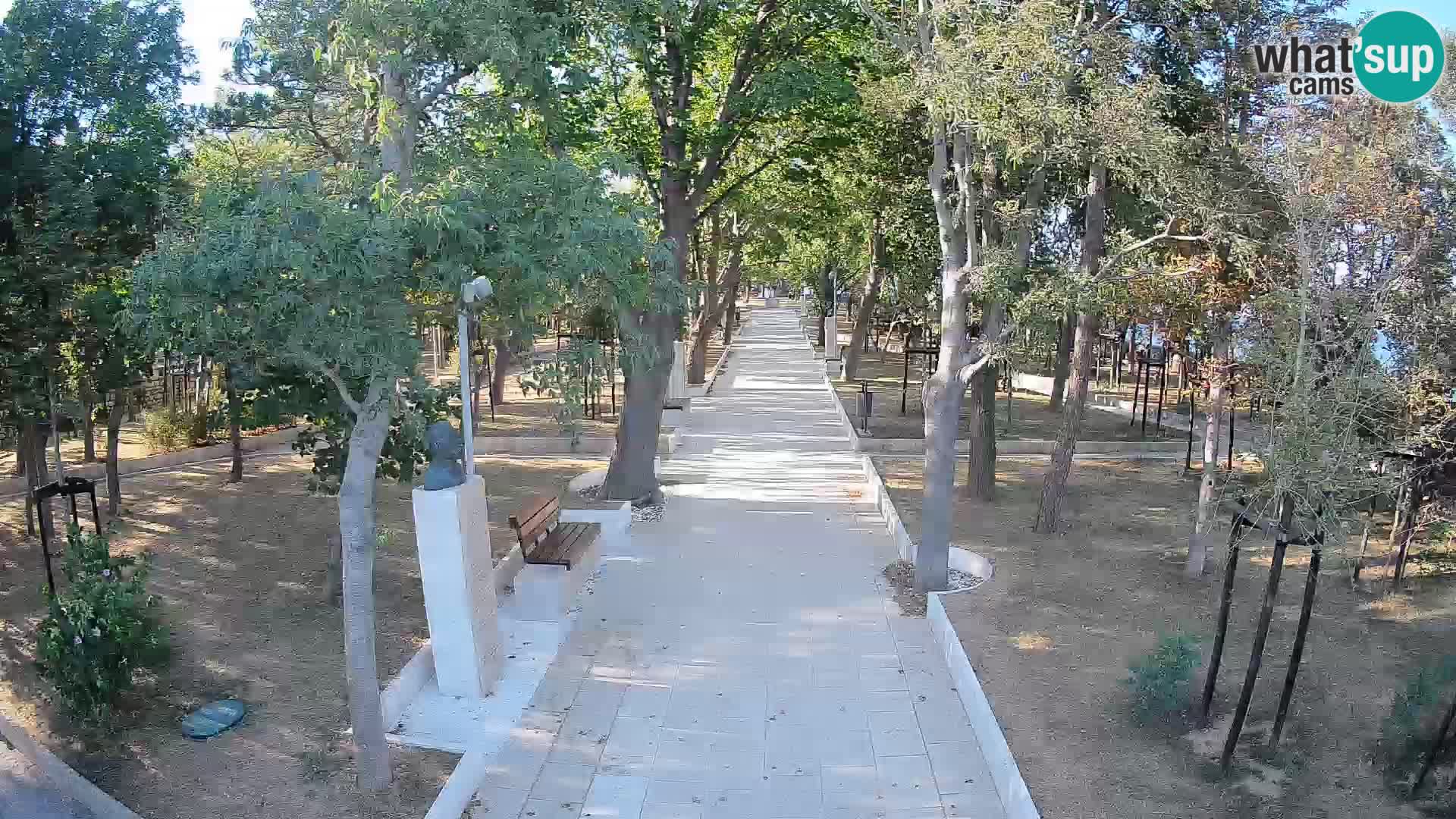 Writers’ Park Webcam Senj – Live by the Sea
