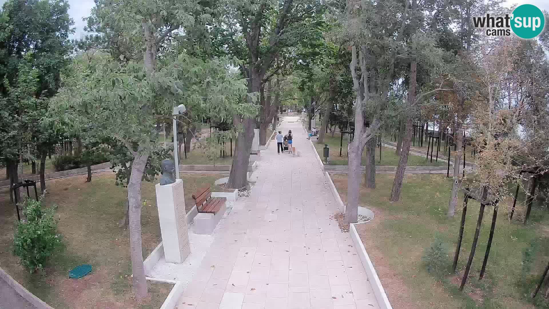 Webcam Schriftstellerpark Senj – Live am Meer