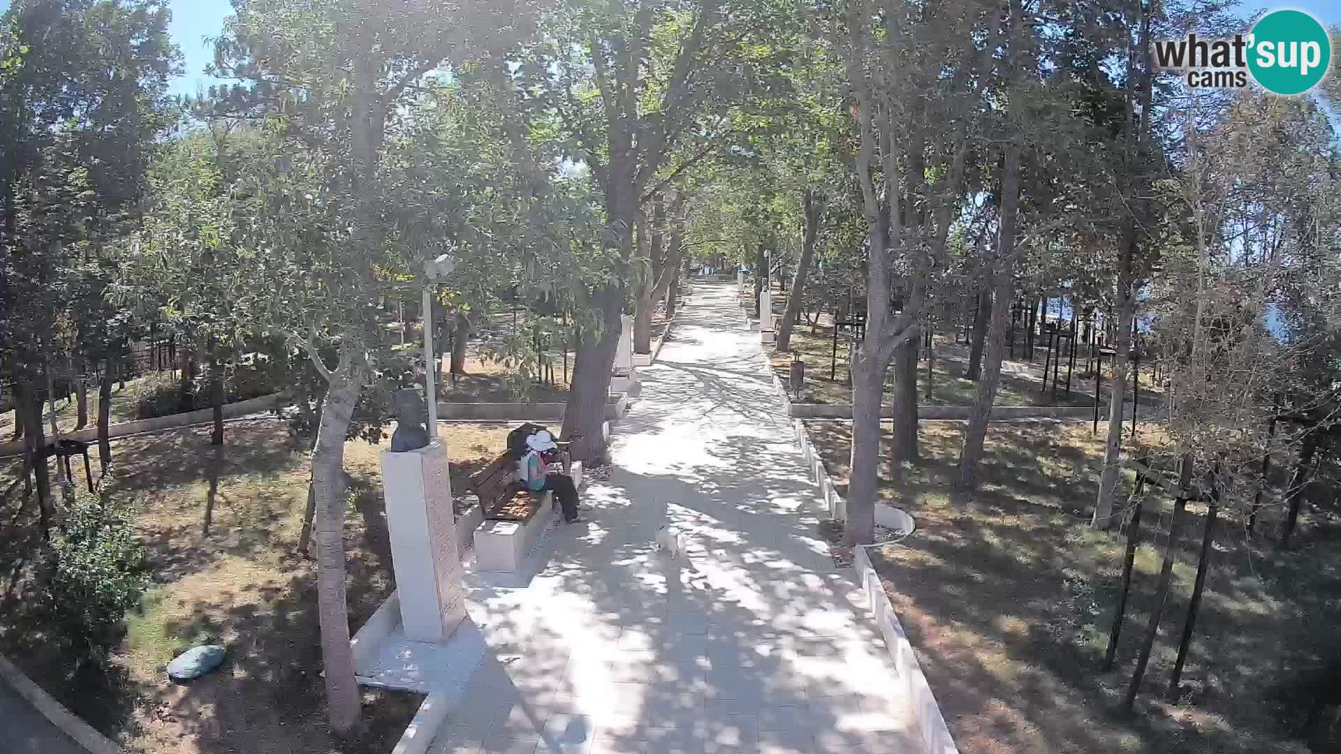 Writers’ Park Webcam Senj – Live by the Sea