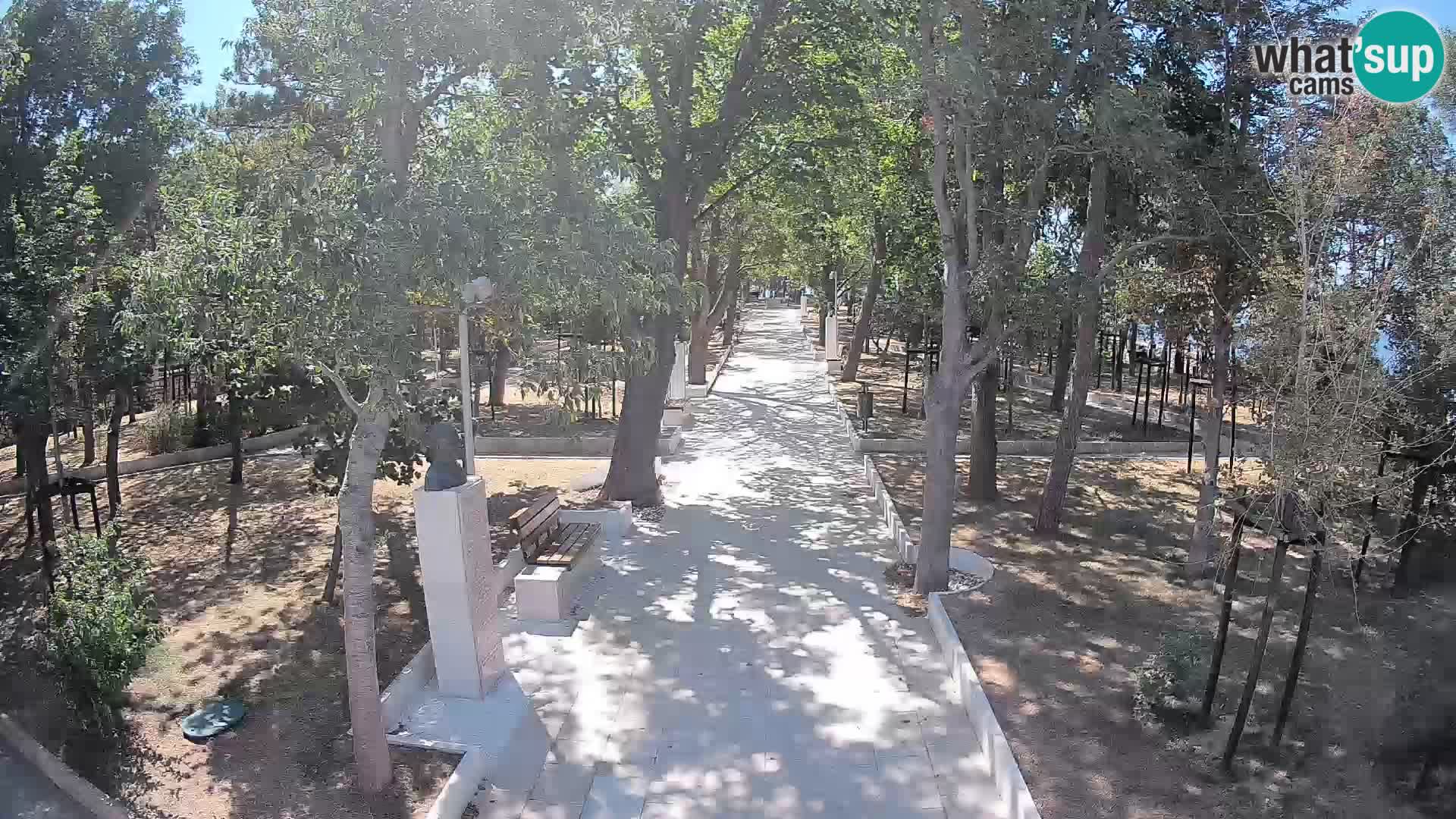 Webcam Schriftstellerpark Senj – Live am Meer
