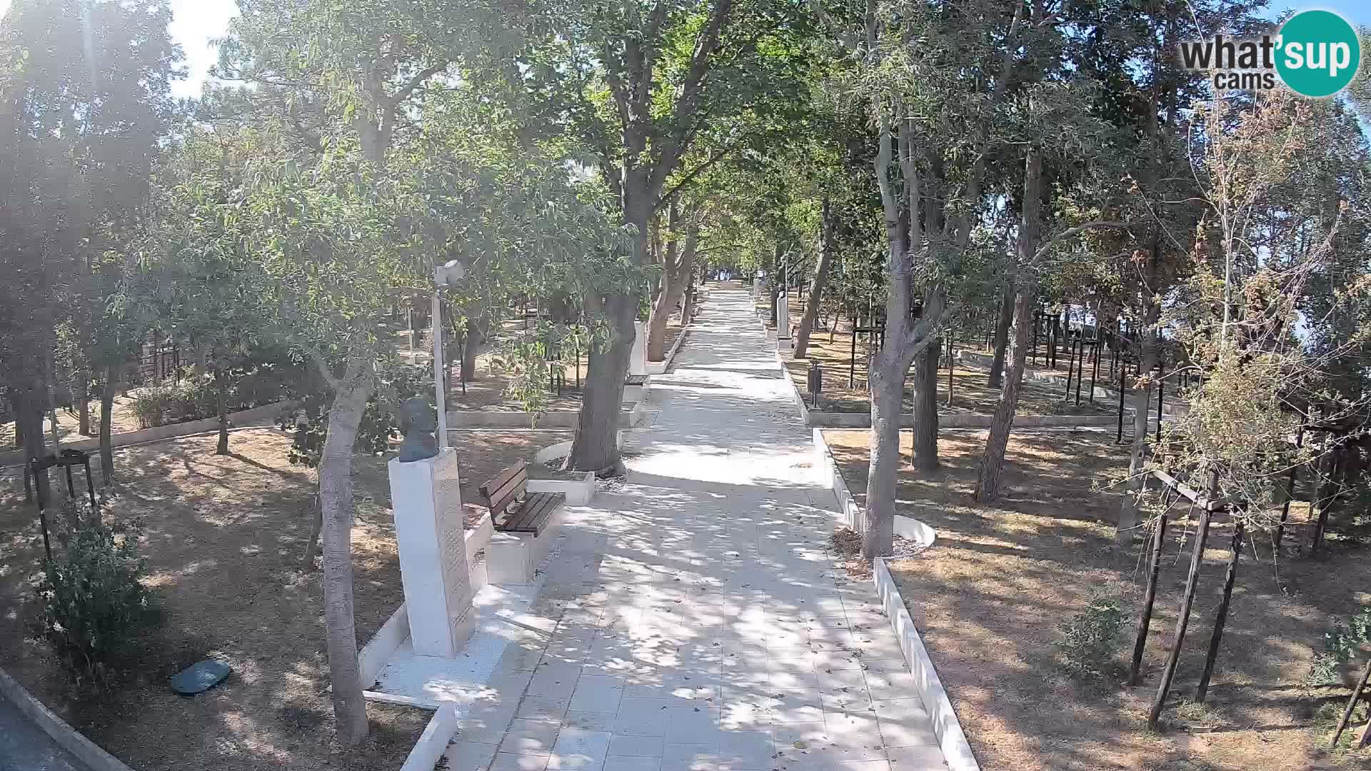 Writers’ Park Webcam Senj – Live by the Sea