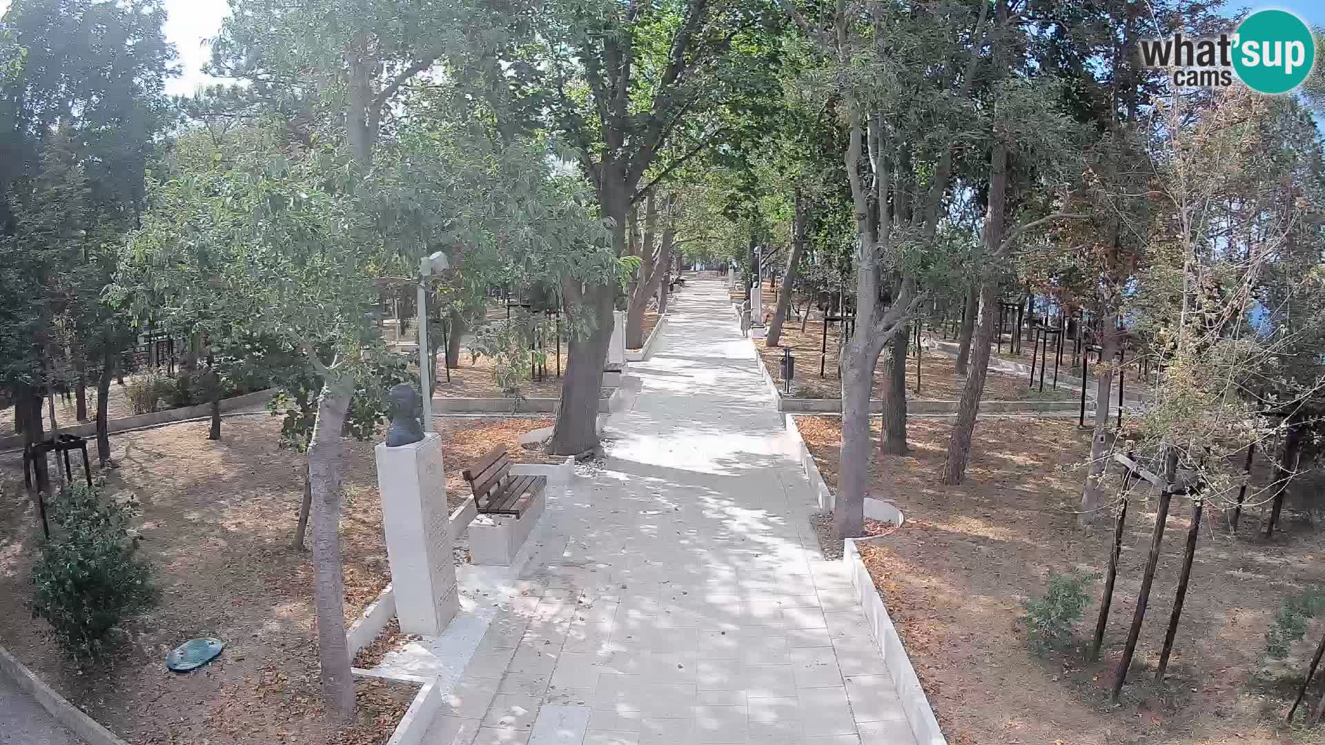 Writers’ Park Webcam Senj – Live by the Sea