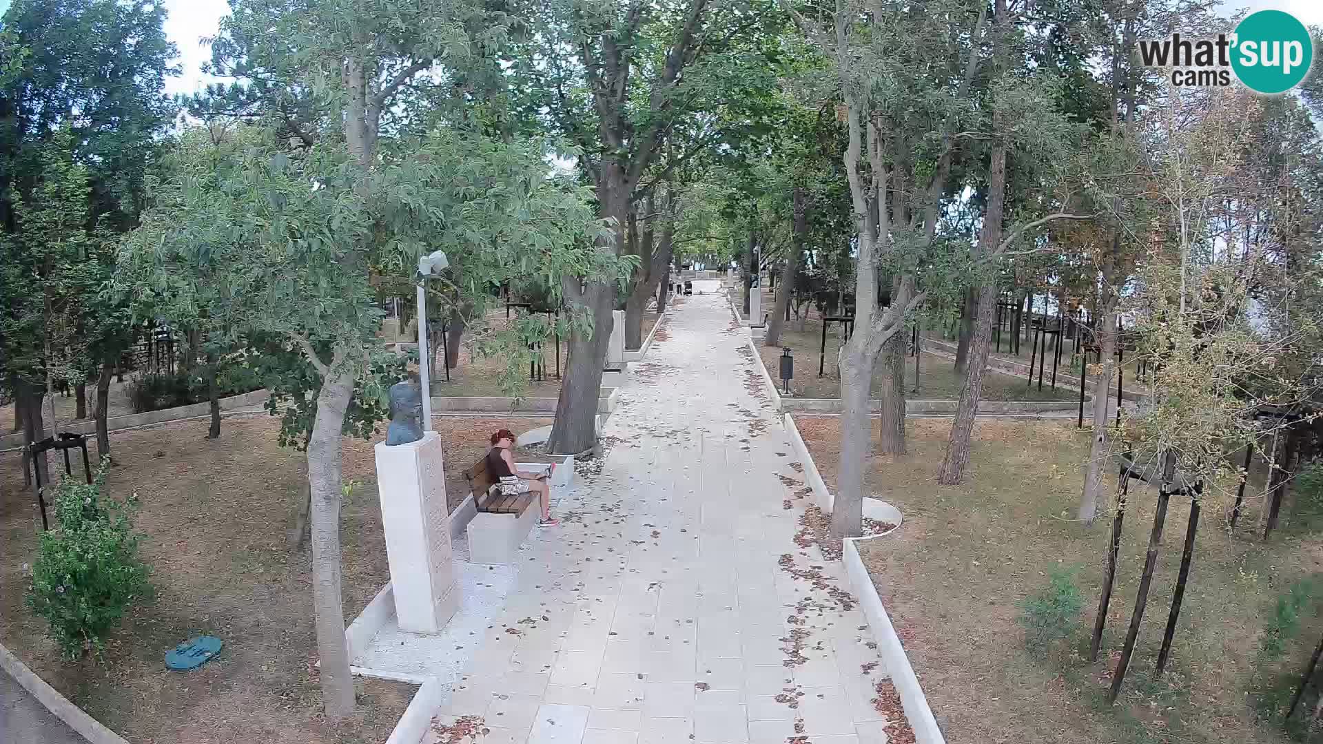 Writers’ Park Webcam Senj – Live by the Sea