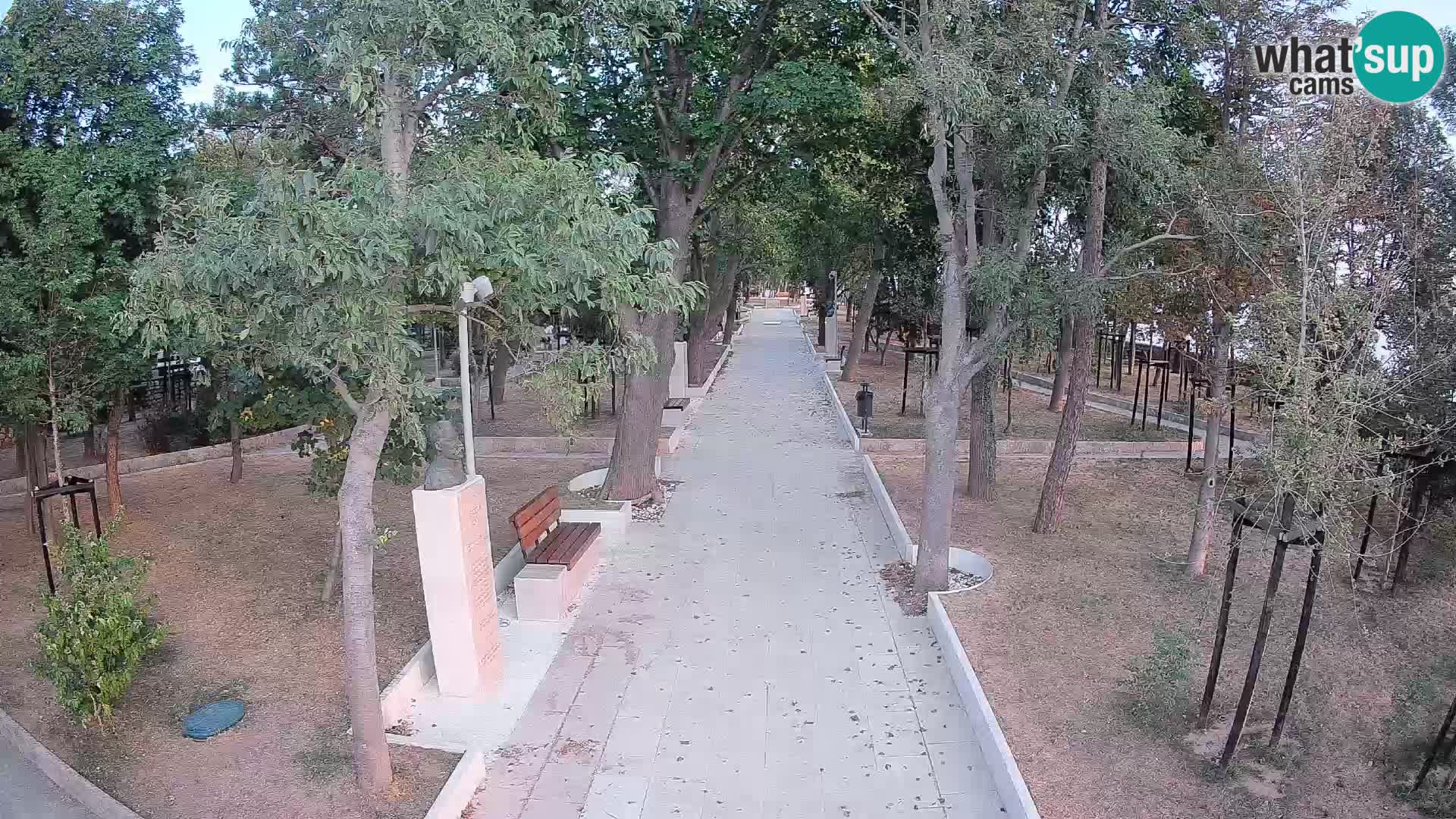 Writers’ Park Webcam Senj – Live by the Sea