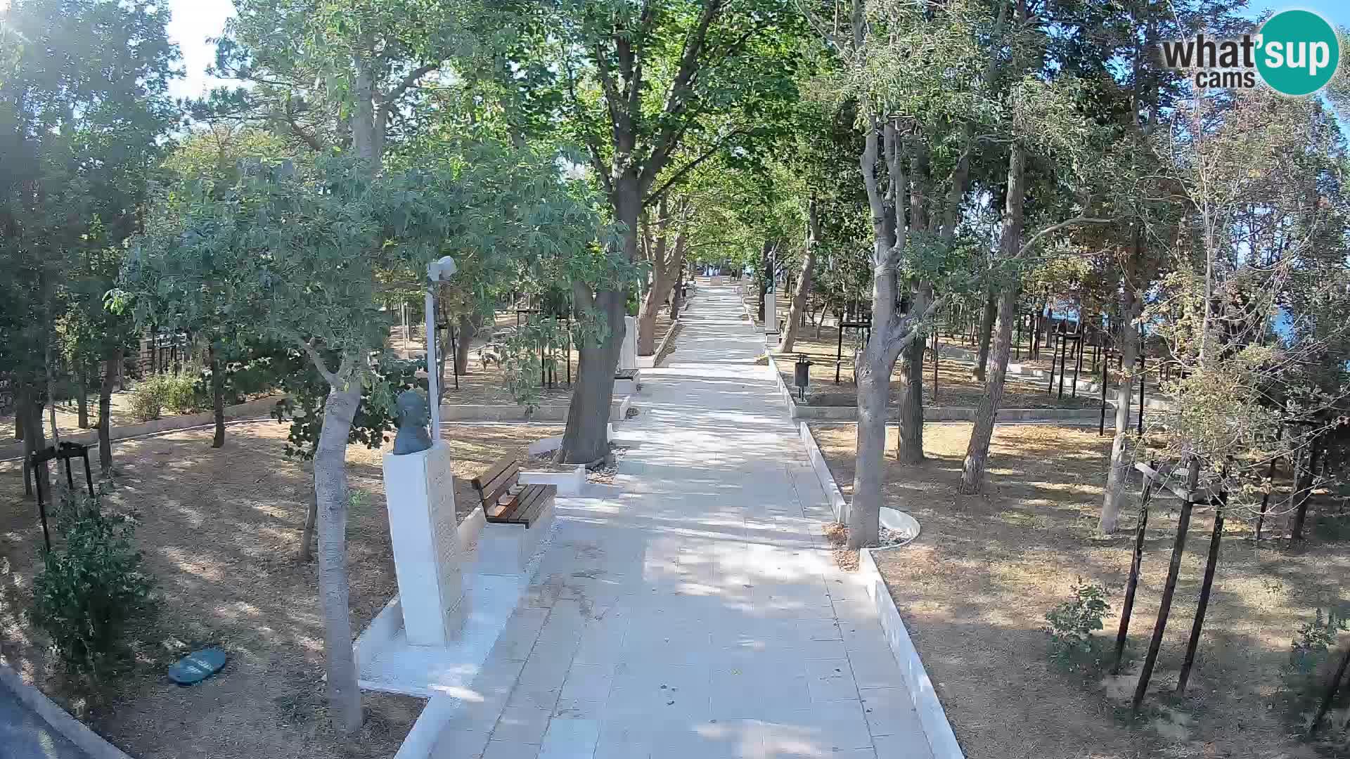 Writers’ Park Webcam Senj – Live by the Sea