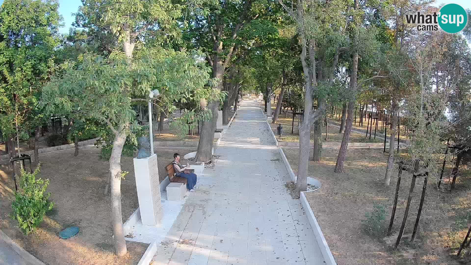 Writers’ Park Webcam Senj – Live by the Sea