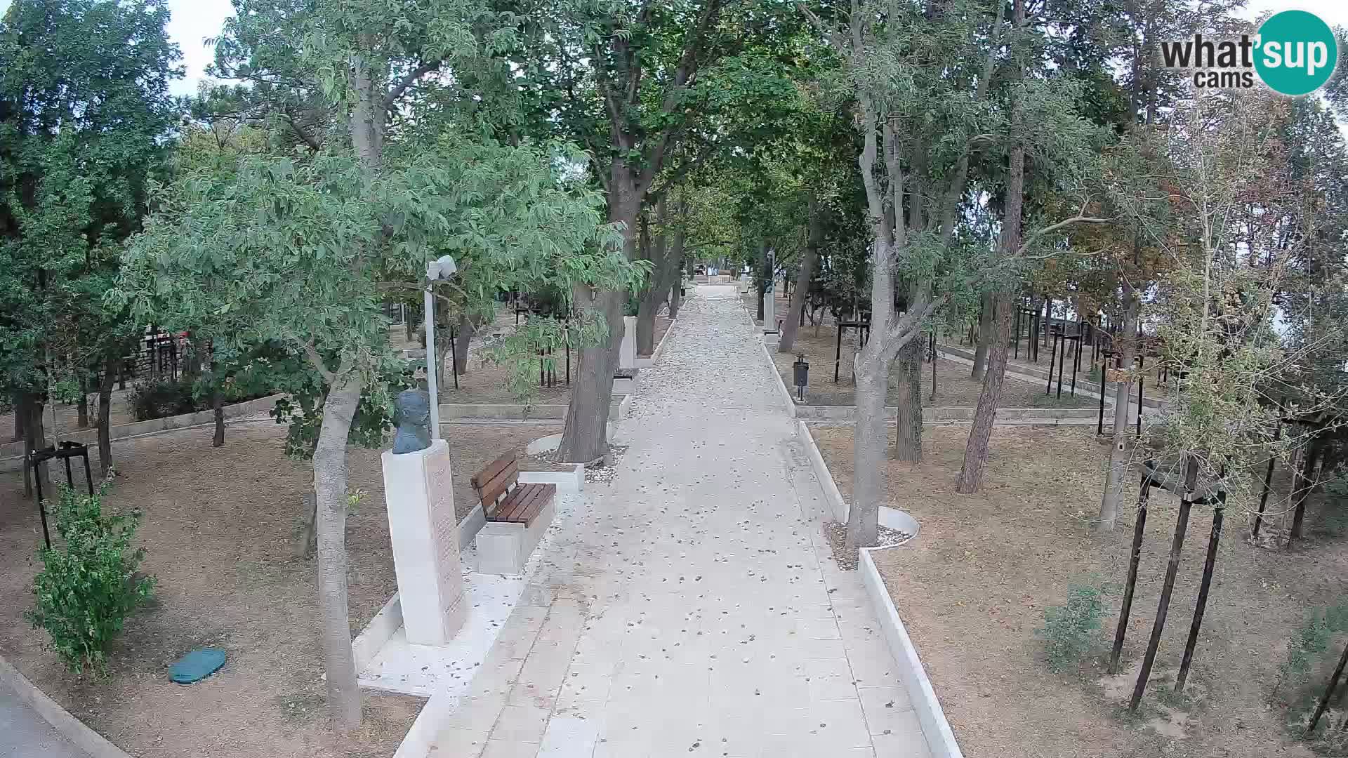 Webcam Schriftstellerpark Senj – Live am Meer