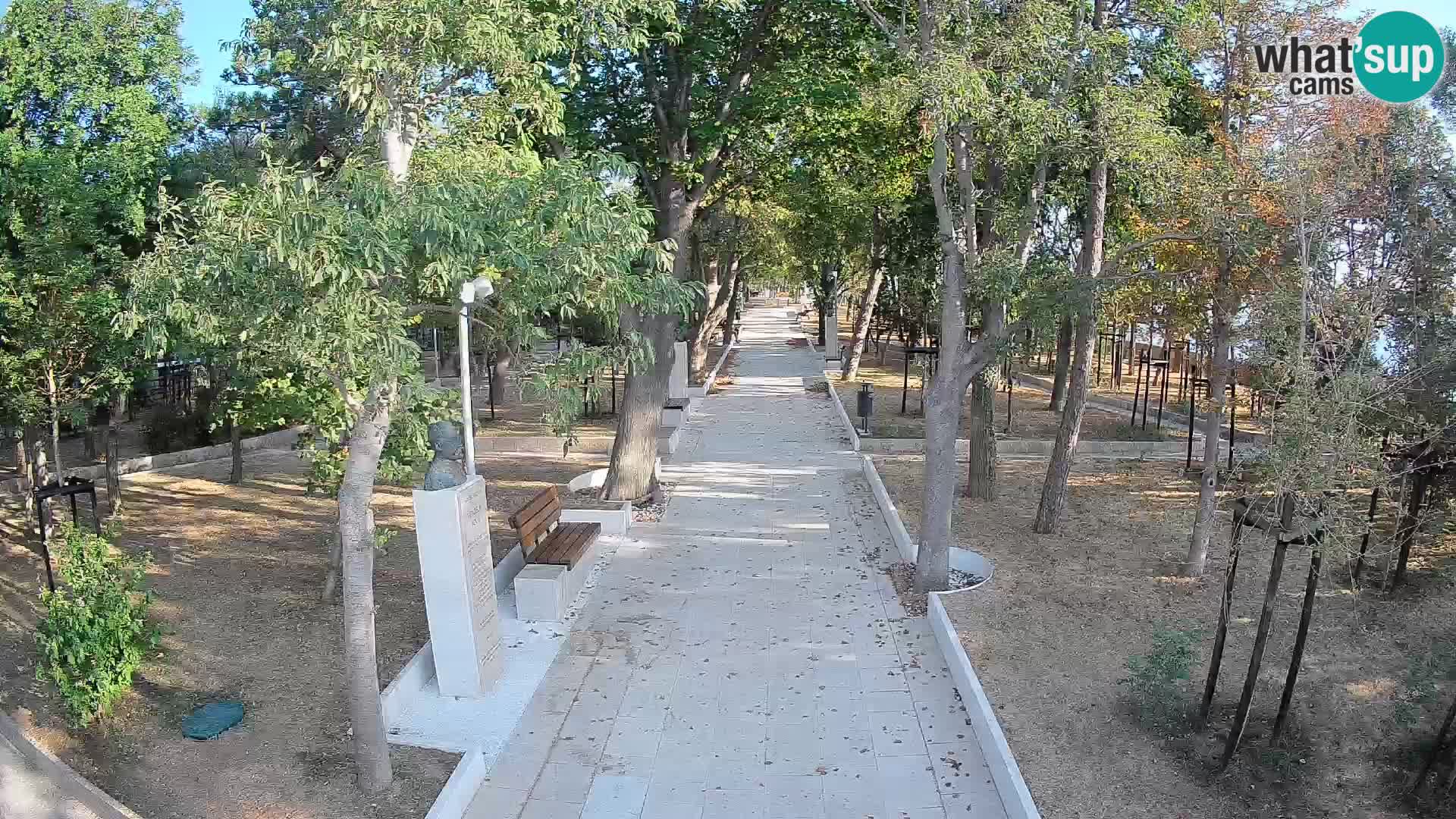 Writers’ Park Webcam Senj – Live by the Sea
