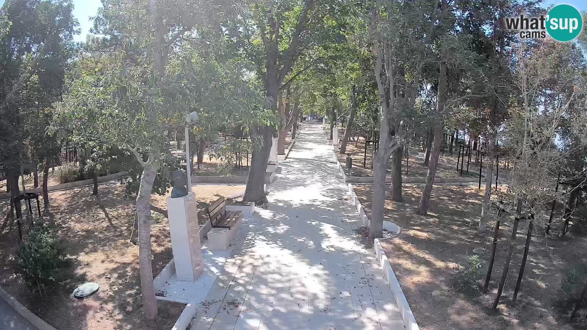 Webcam Schriftstellerpark Senj – Live am Meer