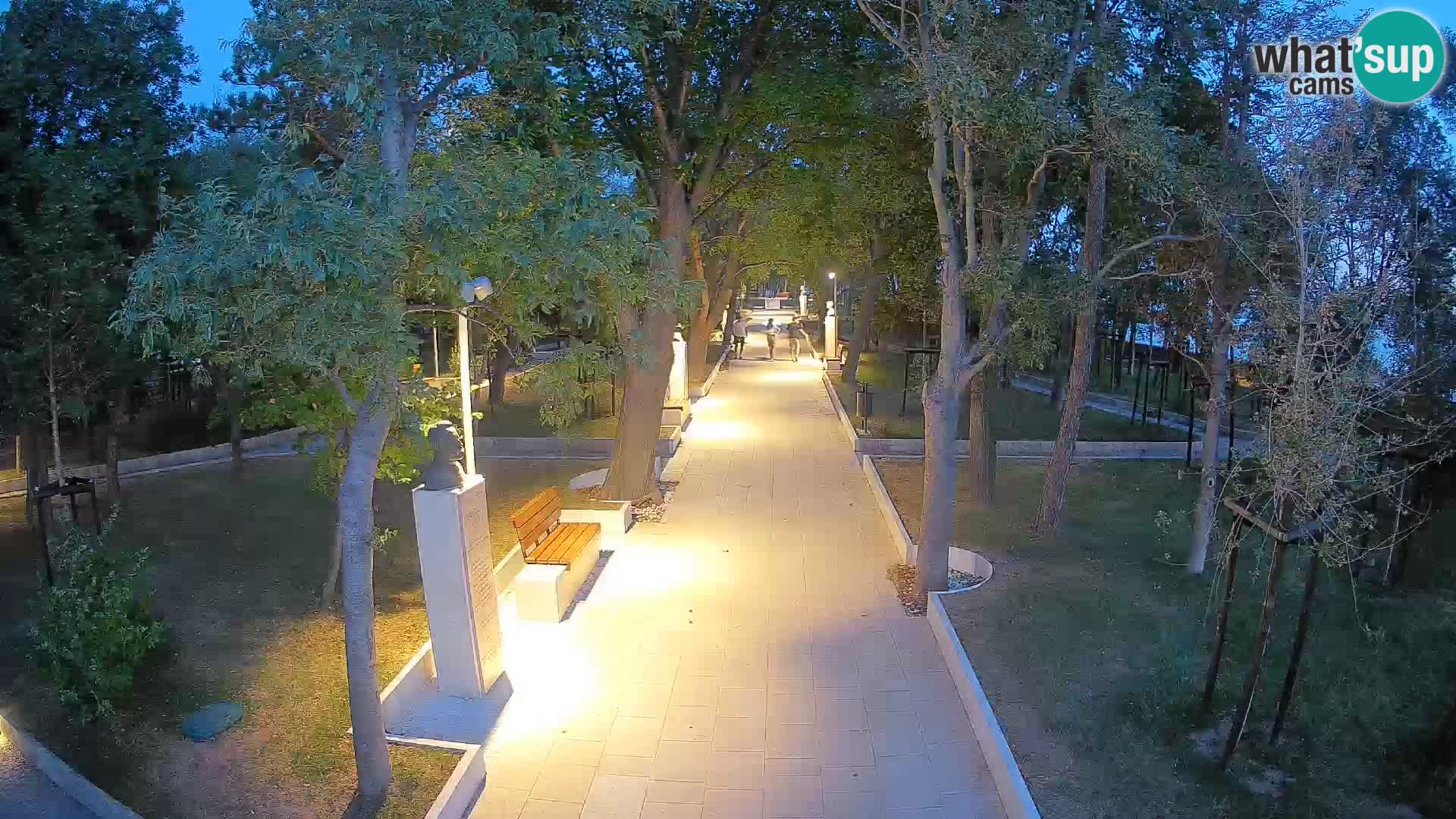 Writers’ Park Webcam Senj – Live by the Sea