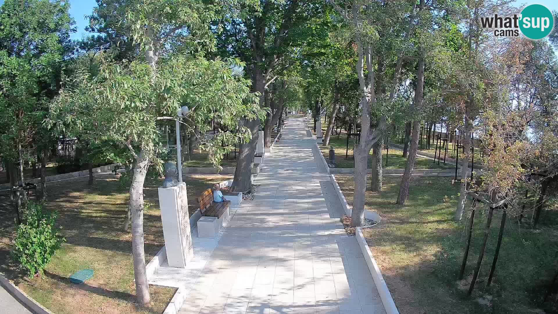 Writers’ Park Webcam Senj – Live by the Sea