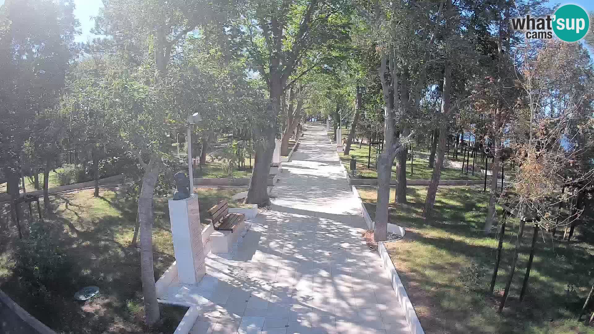 Writers’ Park Webcam Senj – Live by the Sea
