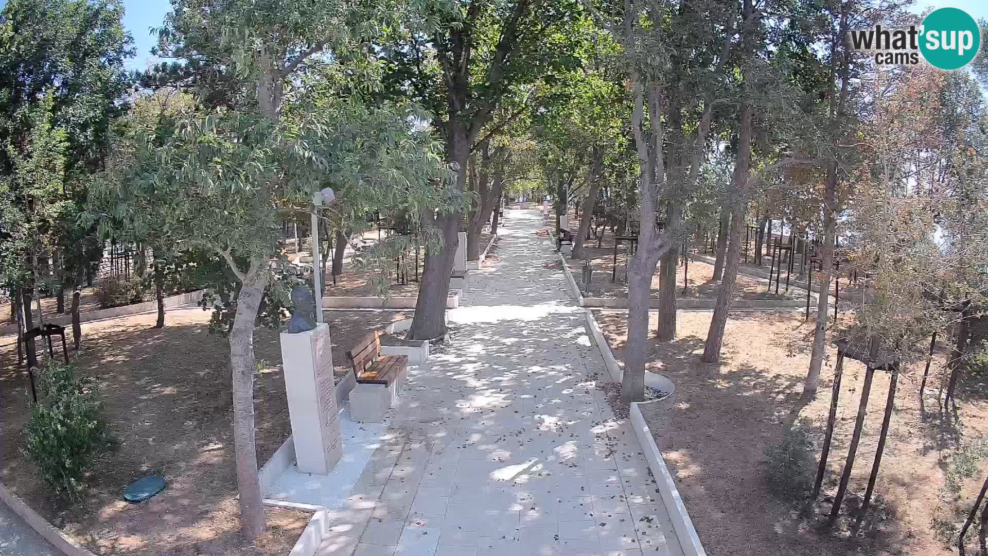 Writers’ Park Webcam Senj – Live by the Sea