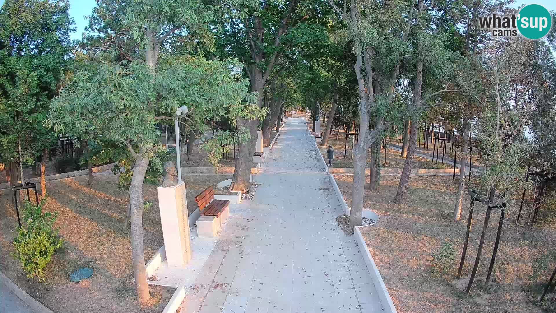 Writers’ Park Webcam Senj – Live by the Sea