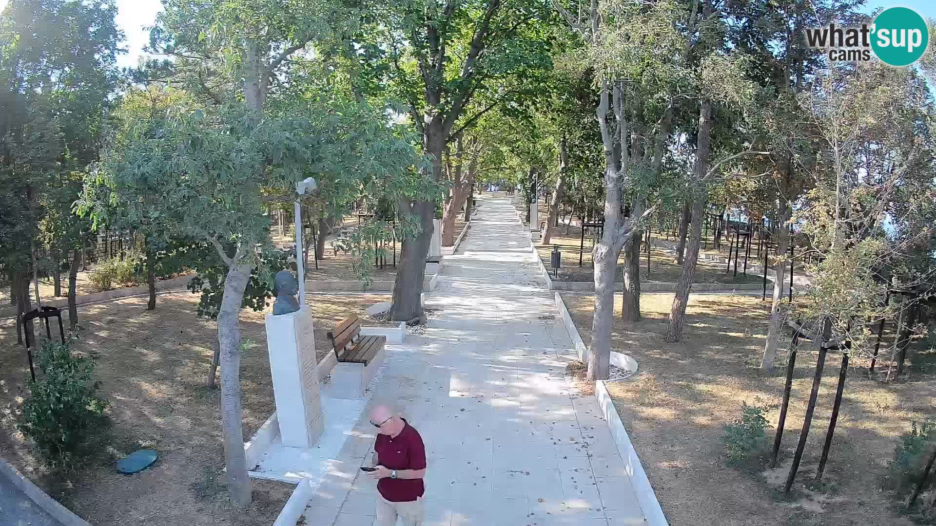 Writers’ Park Webcam Senj – Live by the Sea
