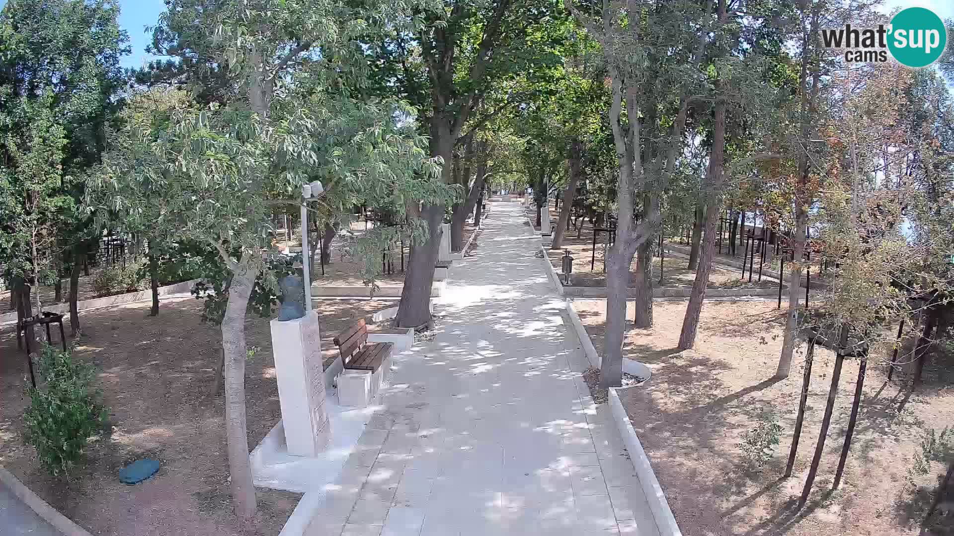 Webcam Schriftstellerpark Senj – Live am Meer