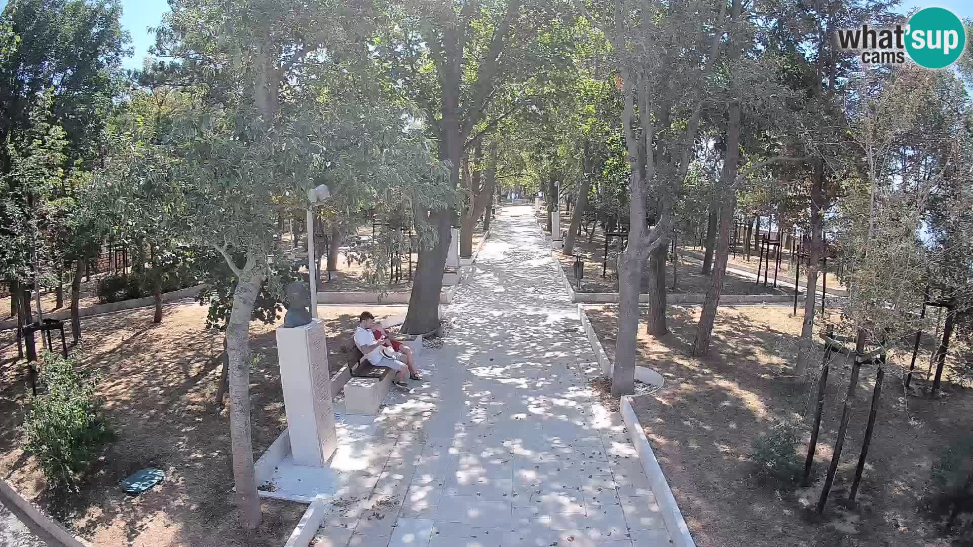 Writers’ Park Webcam Senj – Live by the Sea