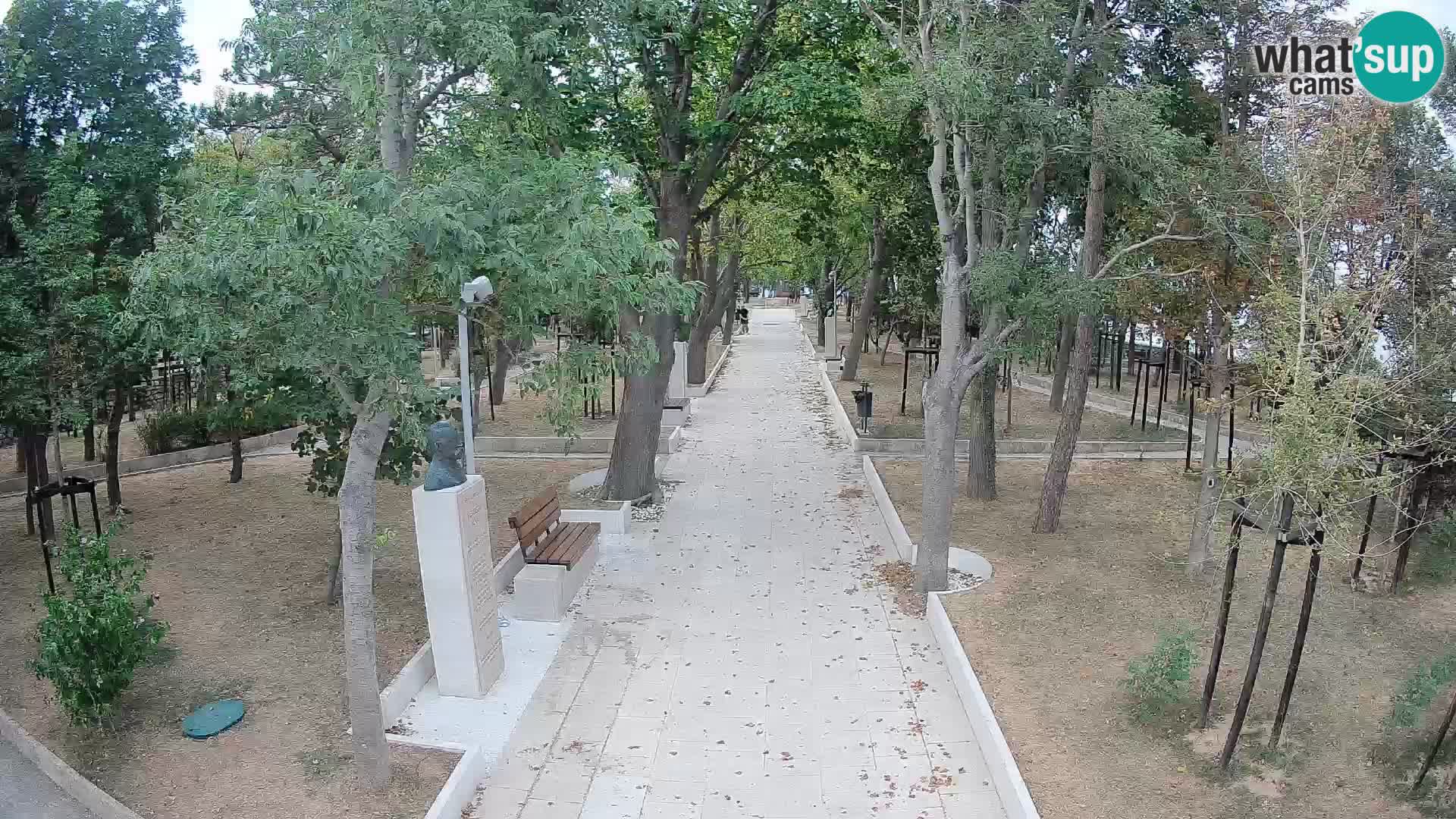 Writers’ Park Webcam Senj – Live by the Sea