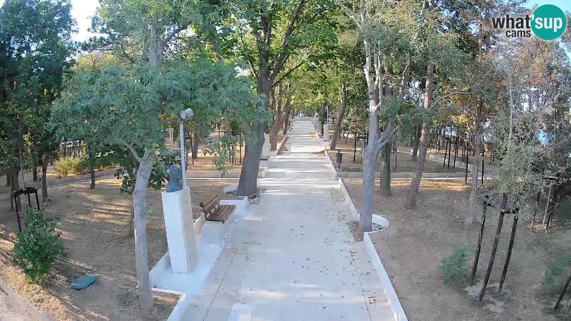Writers’ Park Webcam Senj – Live by the Sea