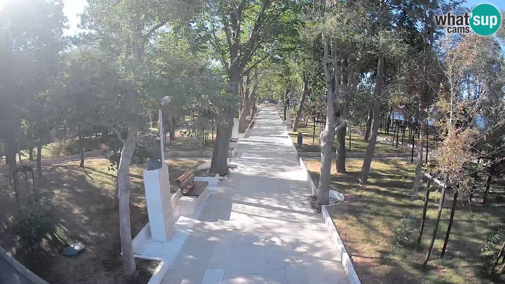 Writers’ Park Webcam Senj – Live by the Sea