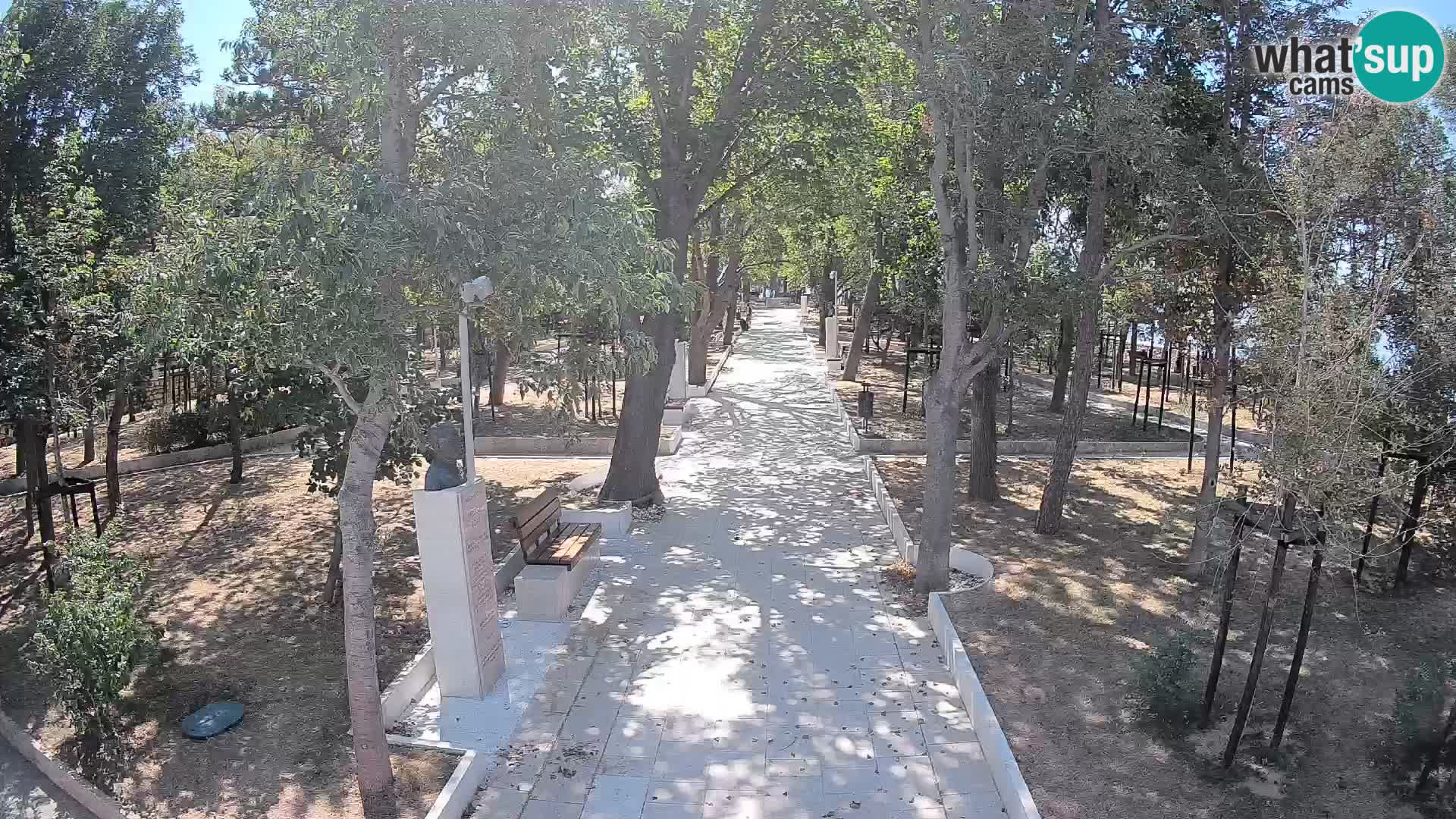 Writers’ Park Webcam Senj – Live by the Sea