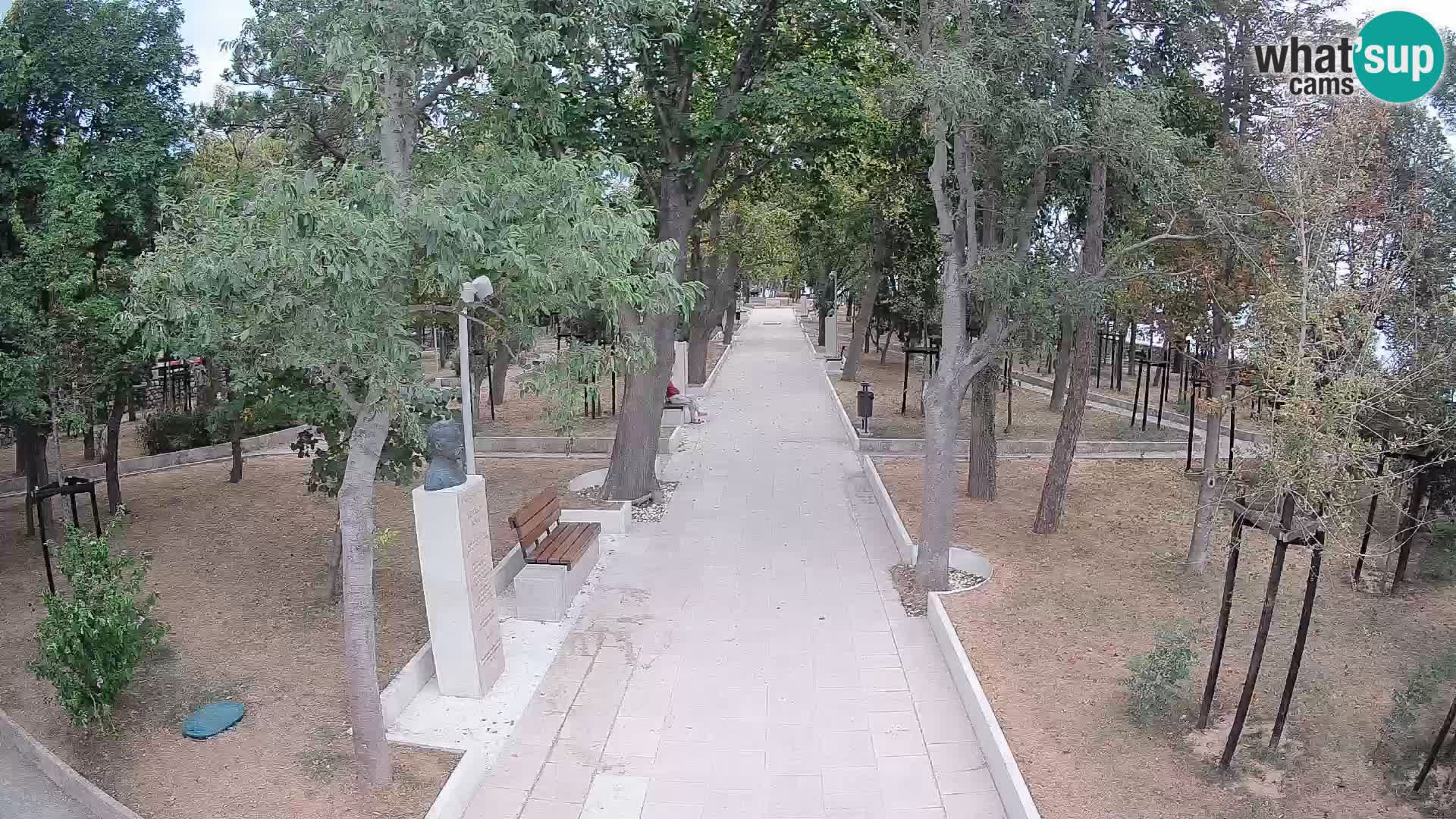 Writers’ Park Webcam Senj – Live by the Sea