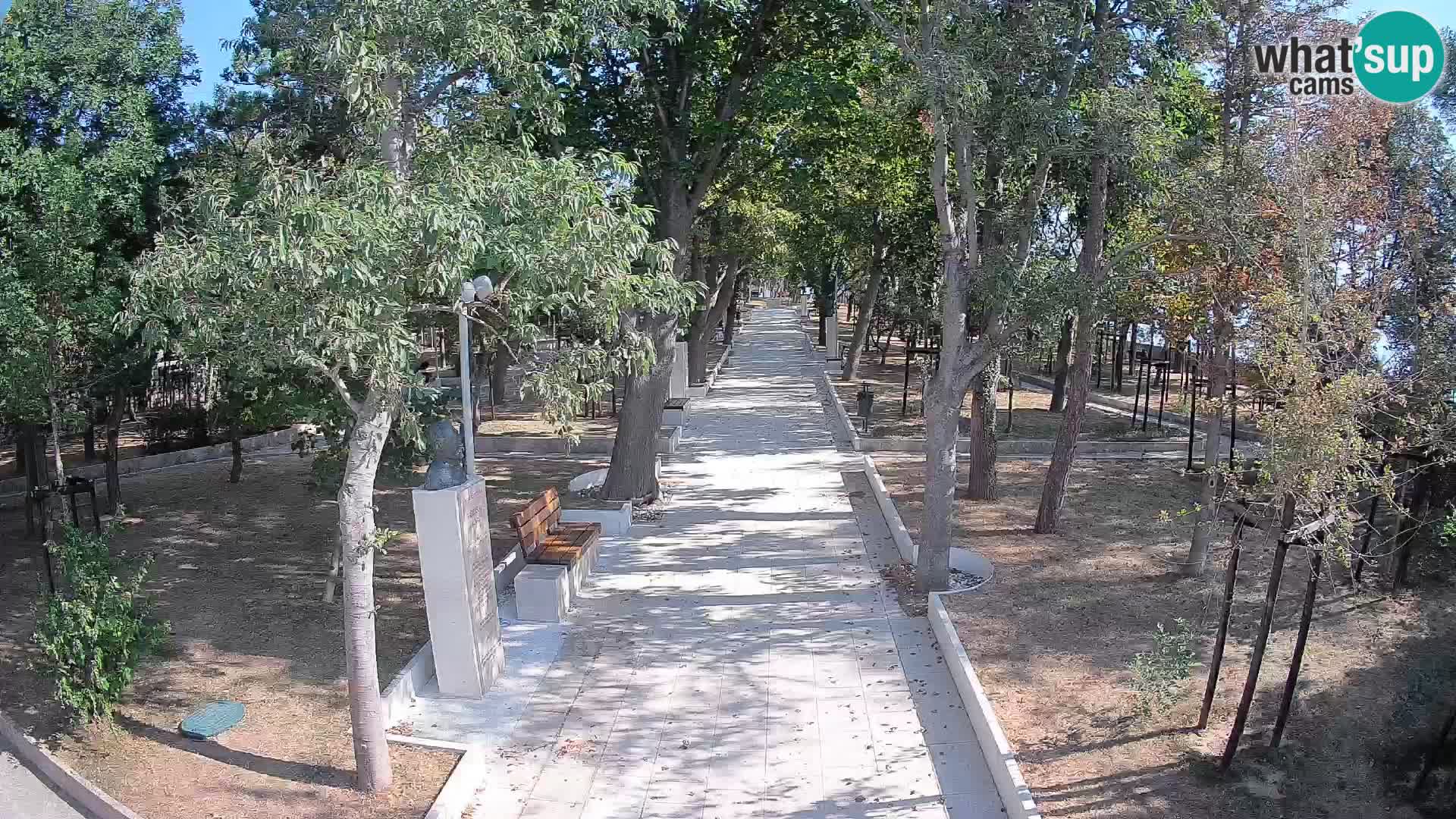Writers’ Park Webcam Senj – Live by the Sea