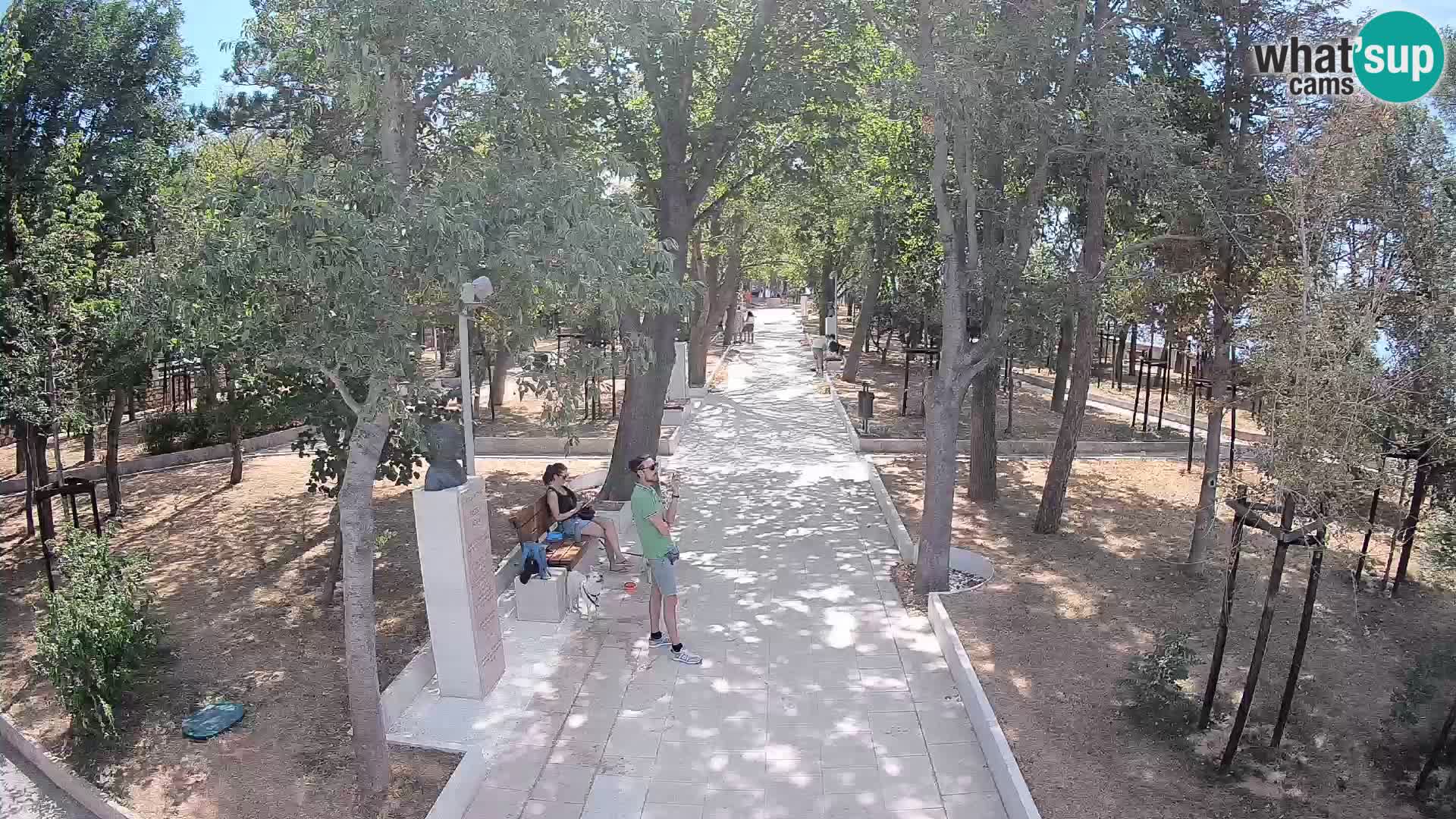 Writers’ Park Webcam Senj – Live by the Sea