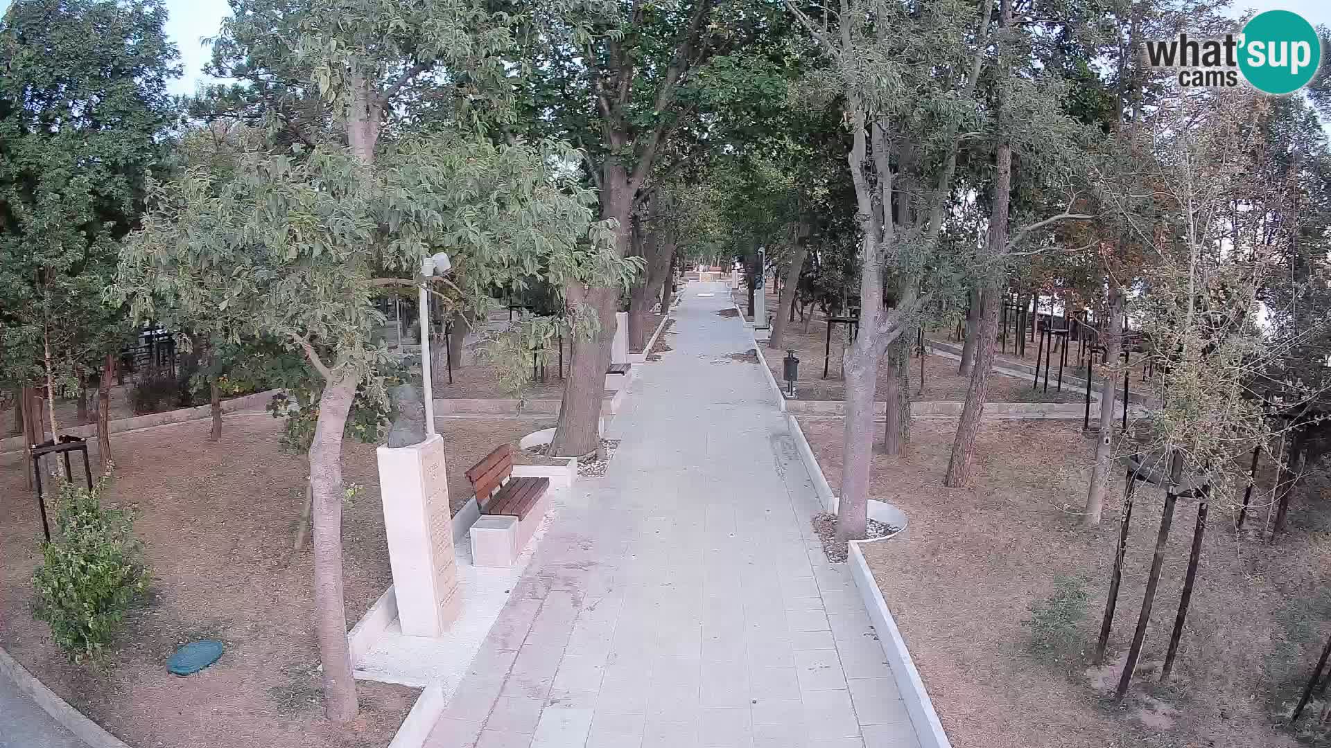 Writers’ Park Webcam Senj – Live by the Sea