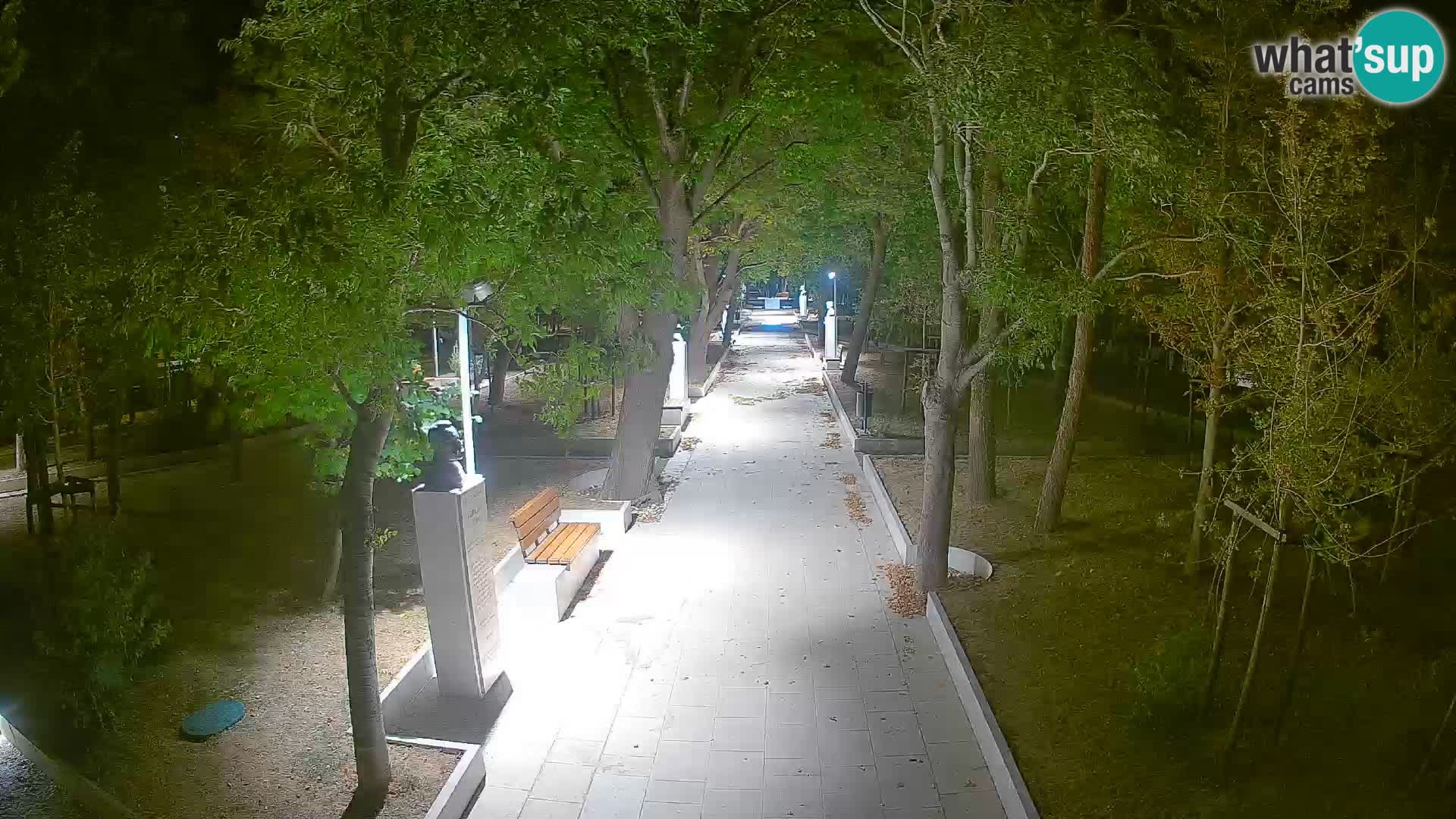 Writers’ Park Webcam Senj – Live by the Sea