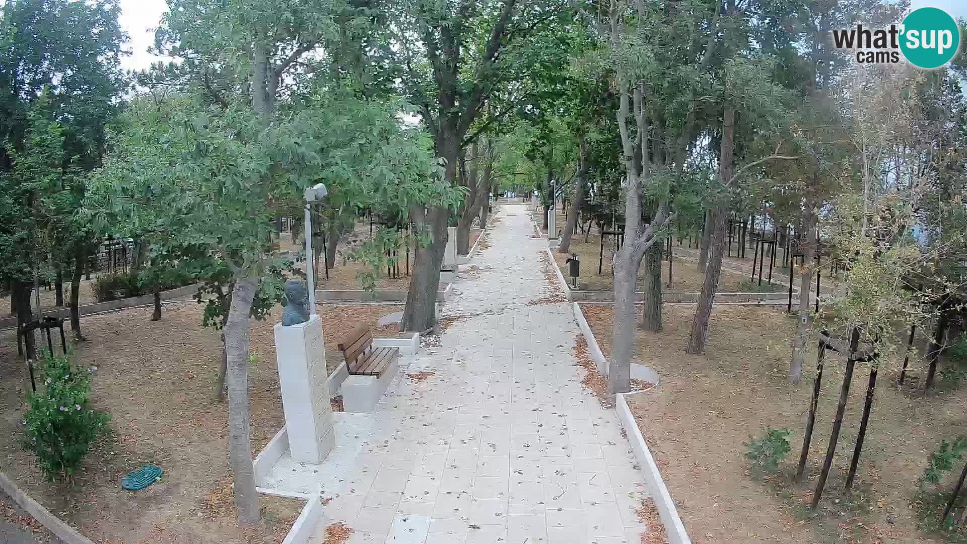 Writers’ Park Webcam Senj – Live by the Sea