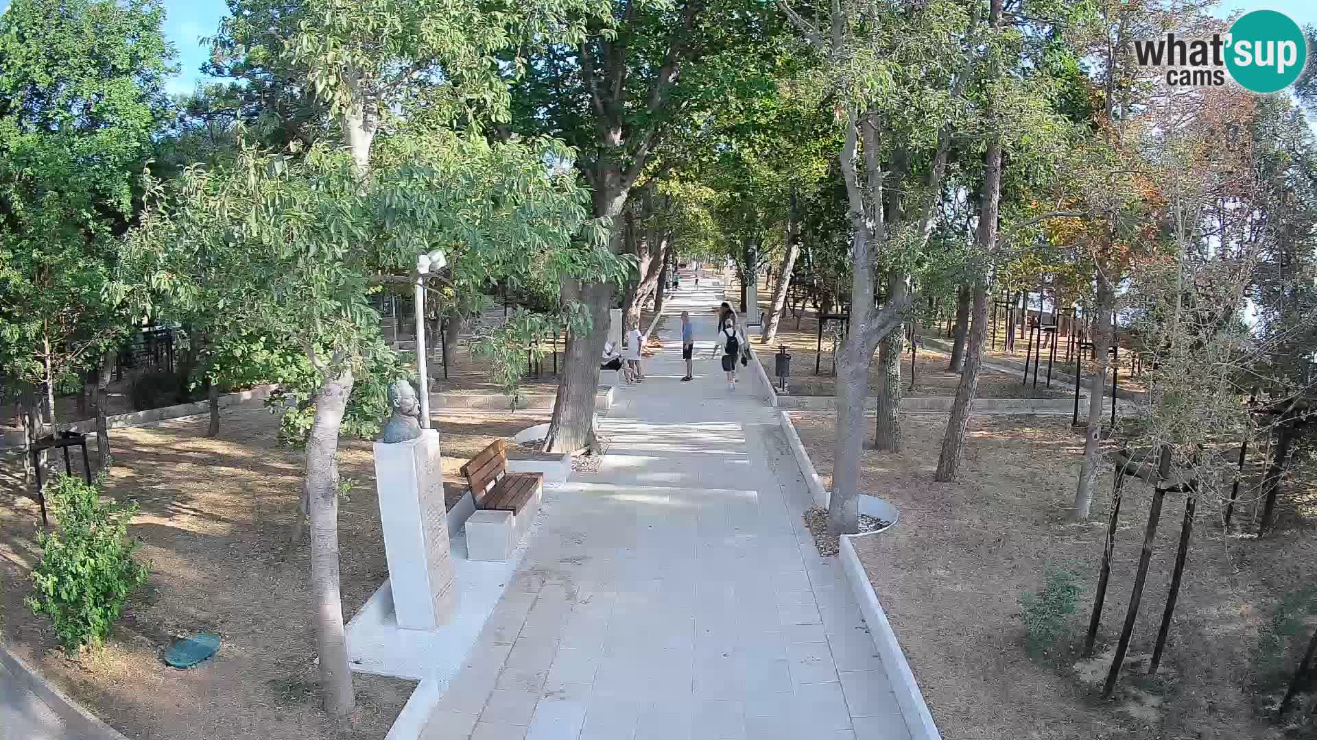 Writers’ Park Webcam Senj – Live by the Sea