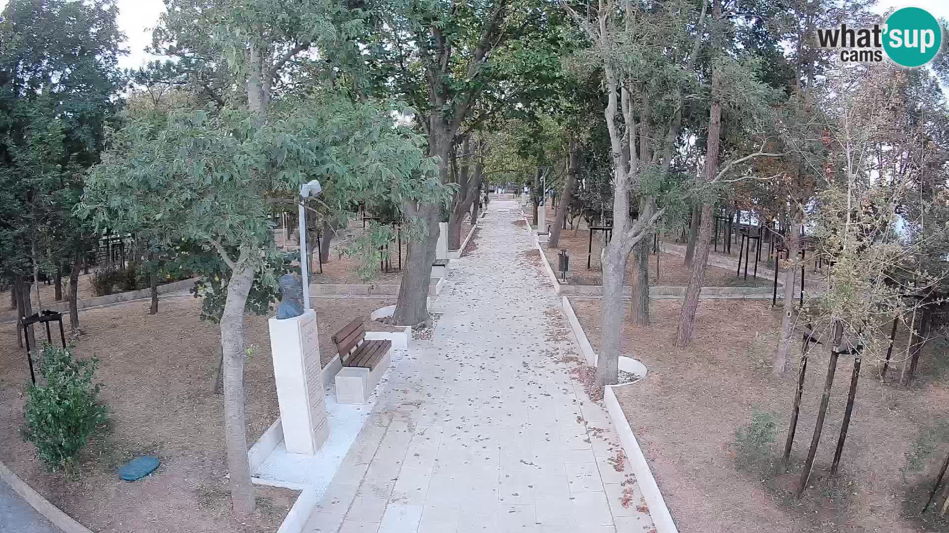 Writers’ Park Webcam Senj – Live by the Sea