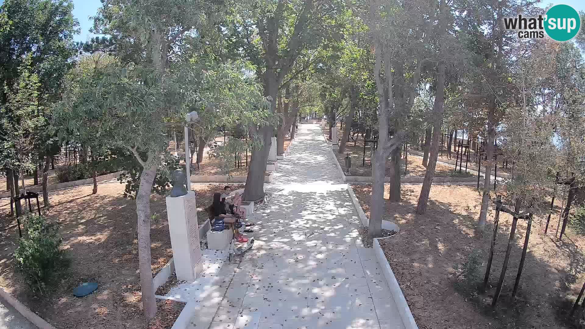 Writers’ Park Webcam Senj – Live by the Sea