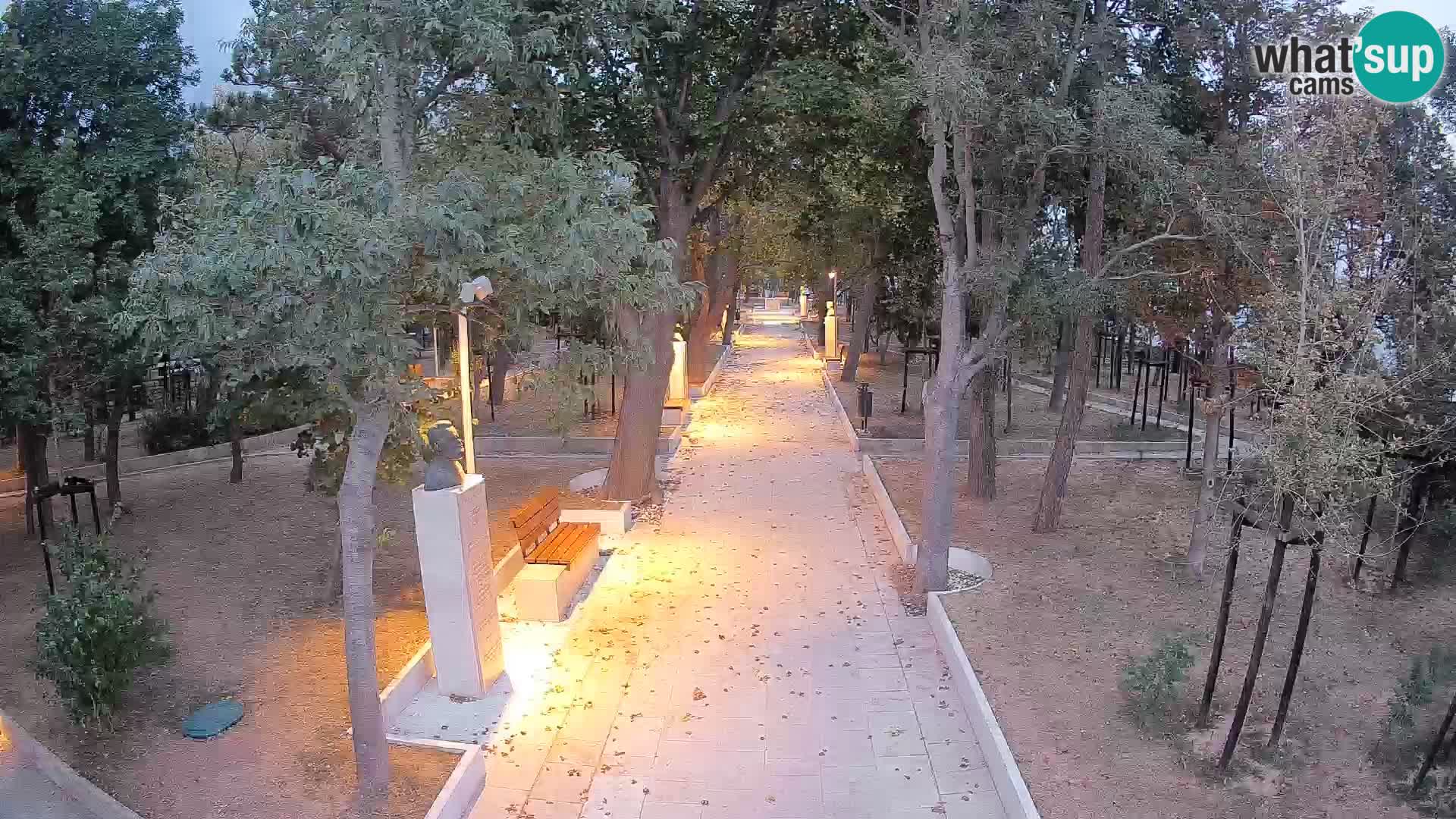 Writers’ Park Webcam Senj – Live by the Sea