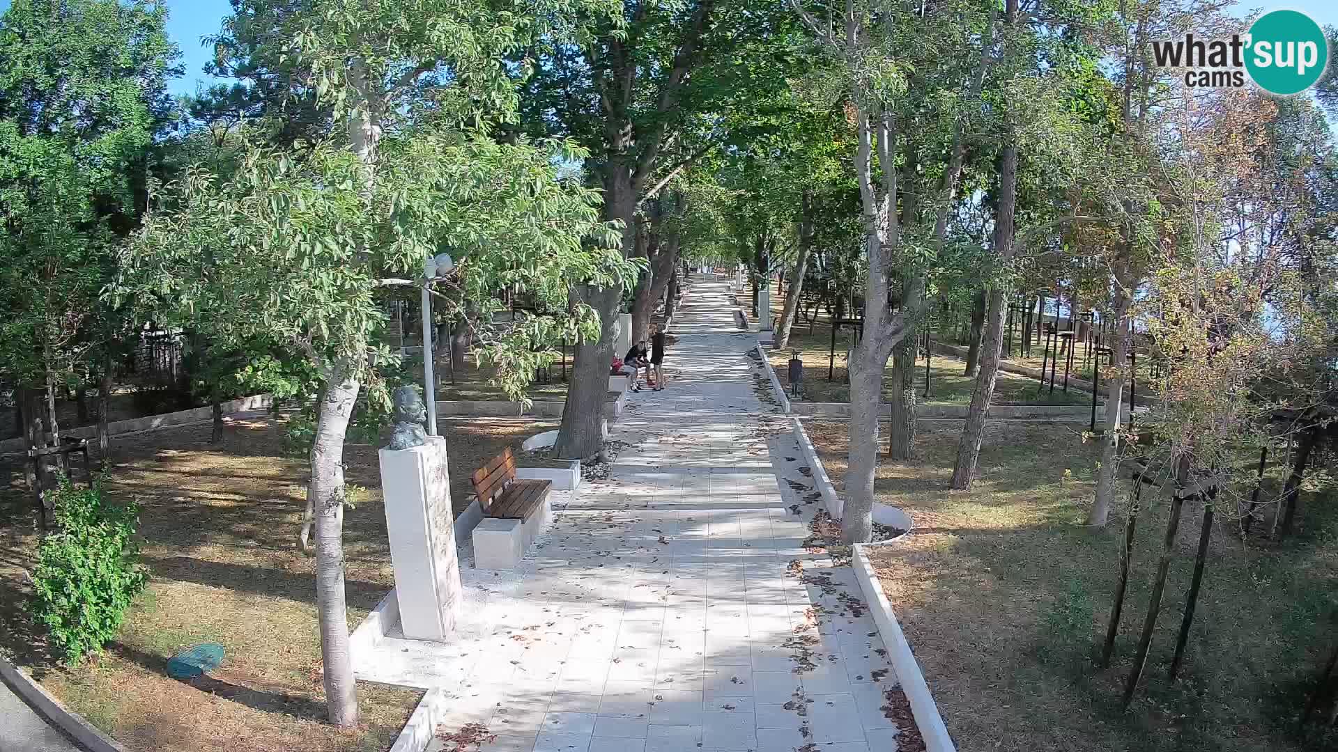 Writers’ Park Webcam Senj – Live by the Sea
