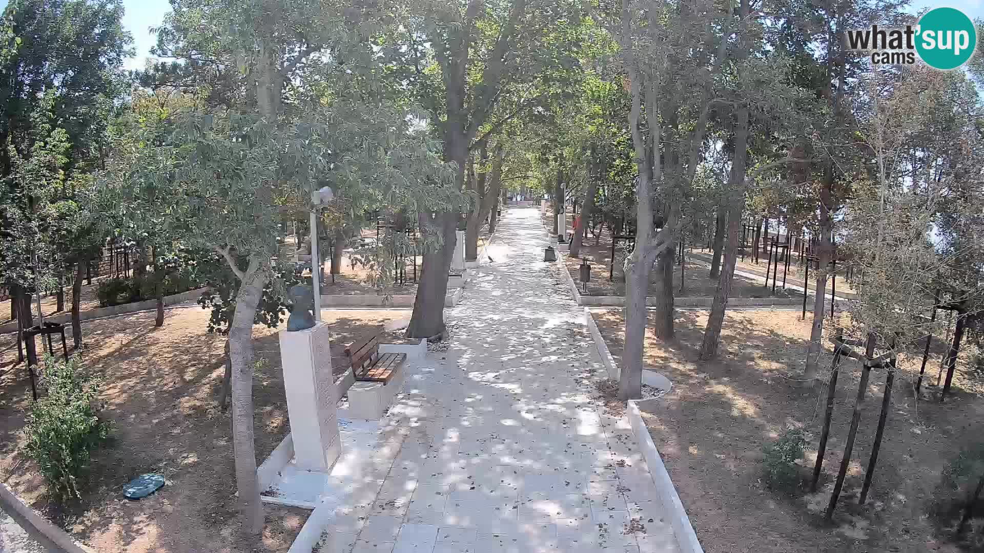 Writers’ Park Webcam Senj – Live by the Sea