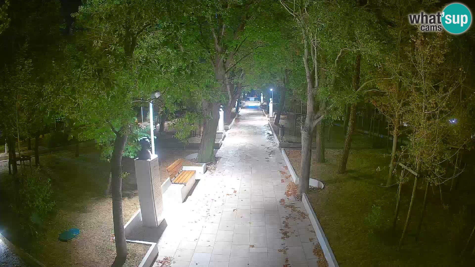 Writers’ Park Webcam Senj – Live by the Sea